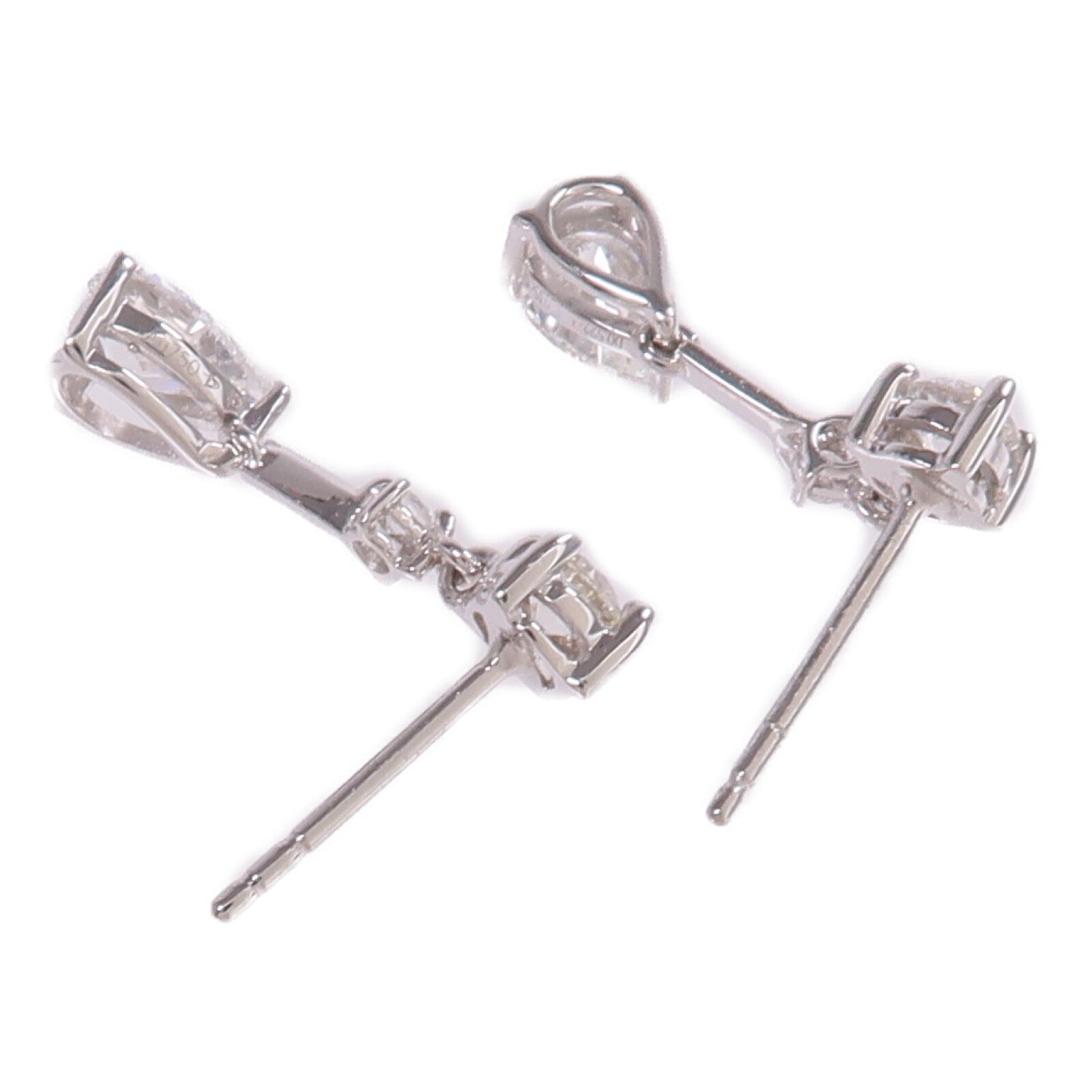 JEWELRY 【激減優惠】18K白金Diamond Earrings鑽石耳環