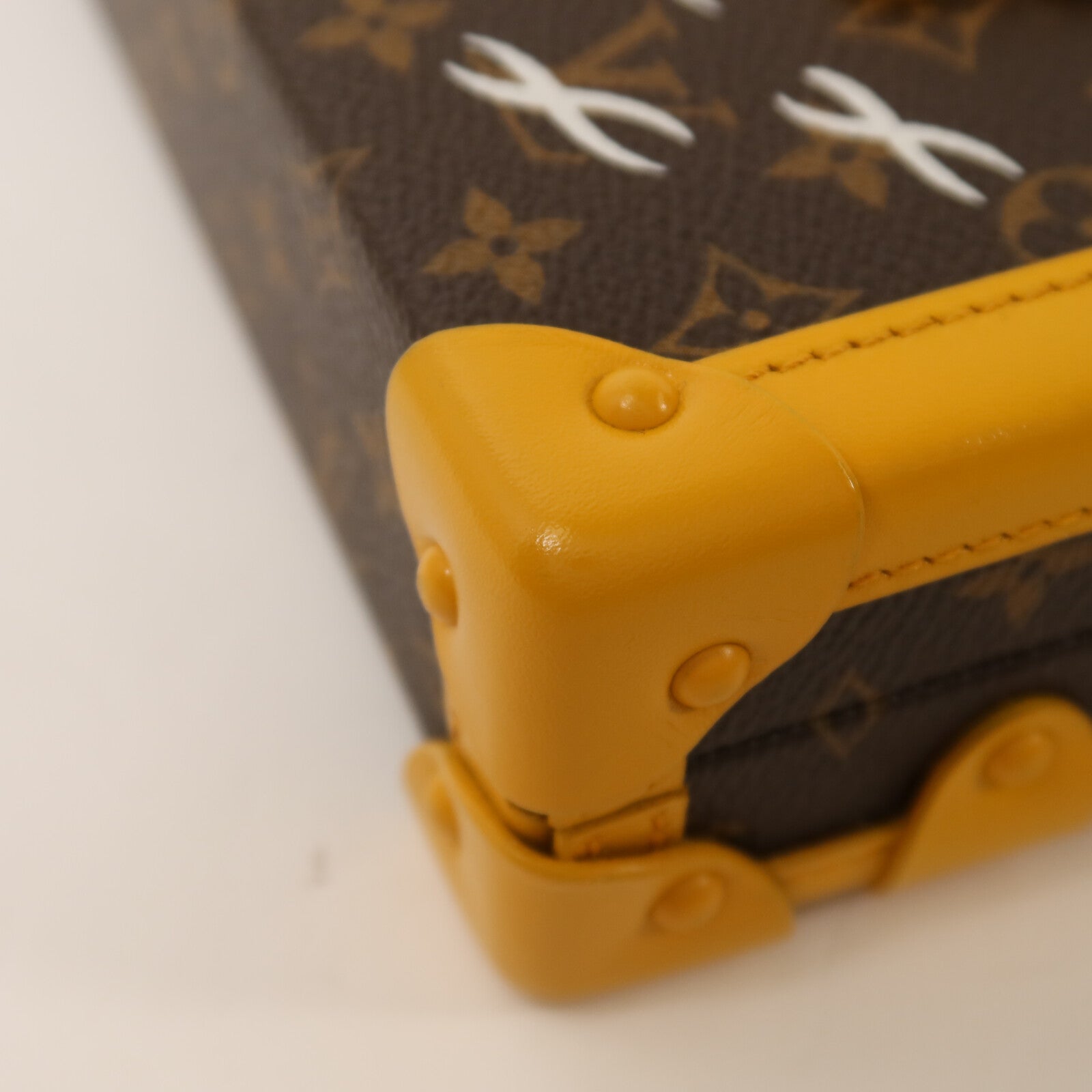 LOUIS VUITTON Monogram Petite Malle金扣肩背袋