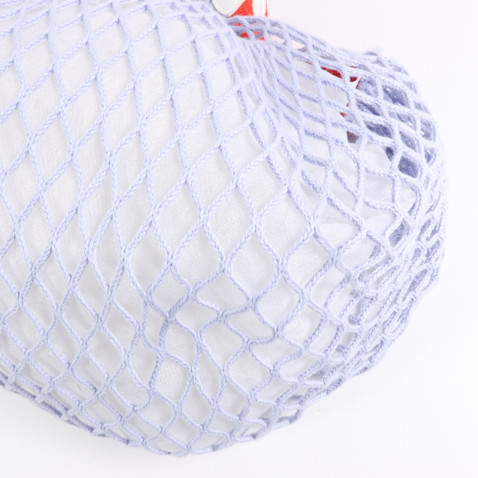 Longchamp 棉質/牛皮皮革Le Pliage Mesh Bag手挽肩背兩用袋