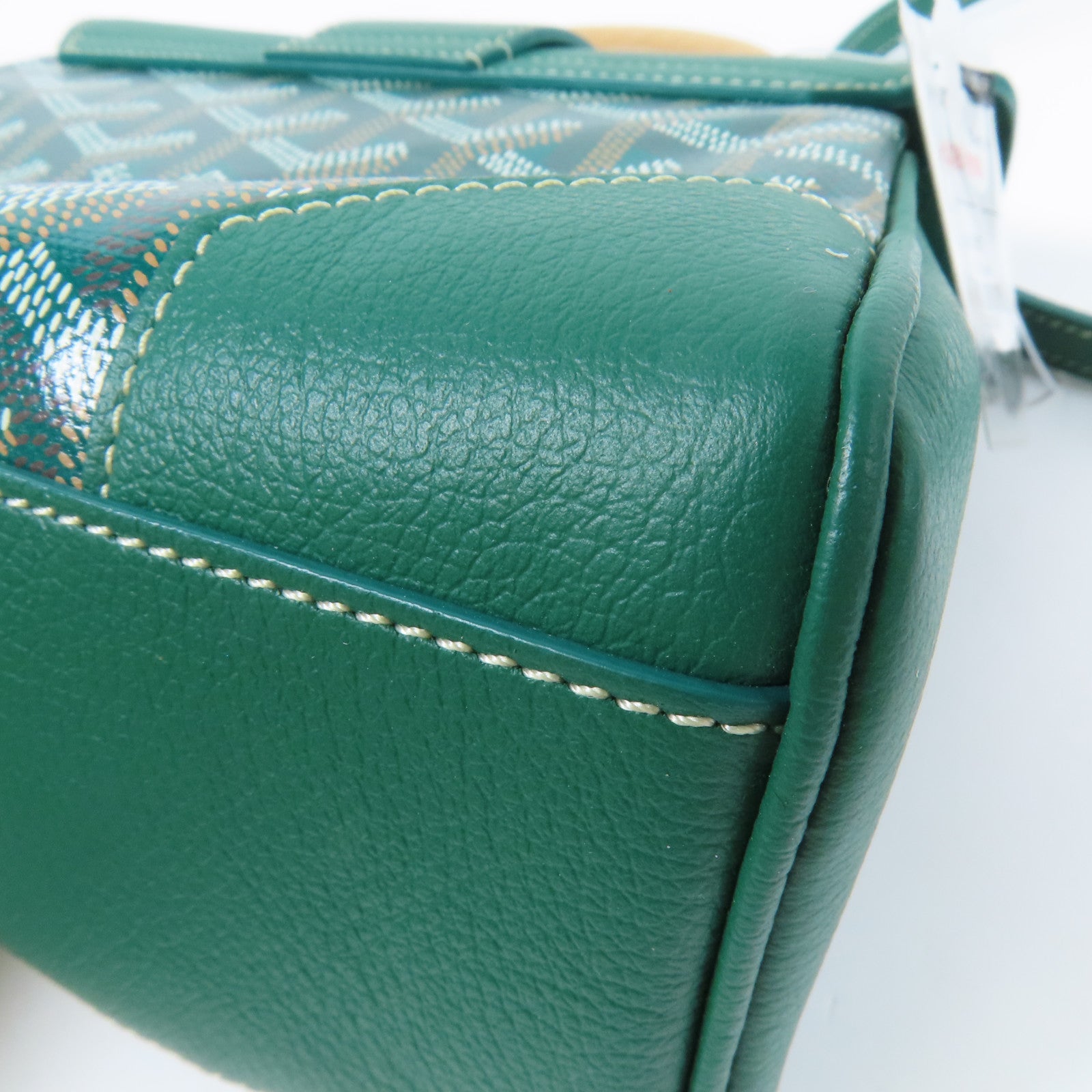 GOYARD 塗層帆布Saigon銀扣手挽肩背兩用袋