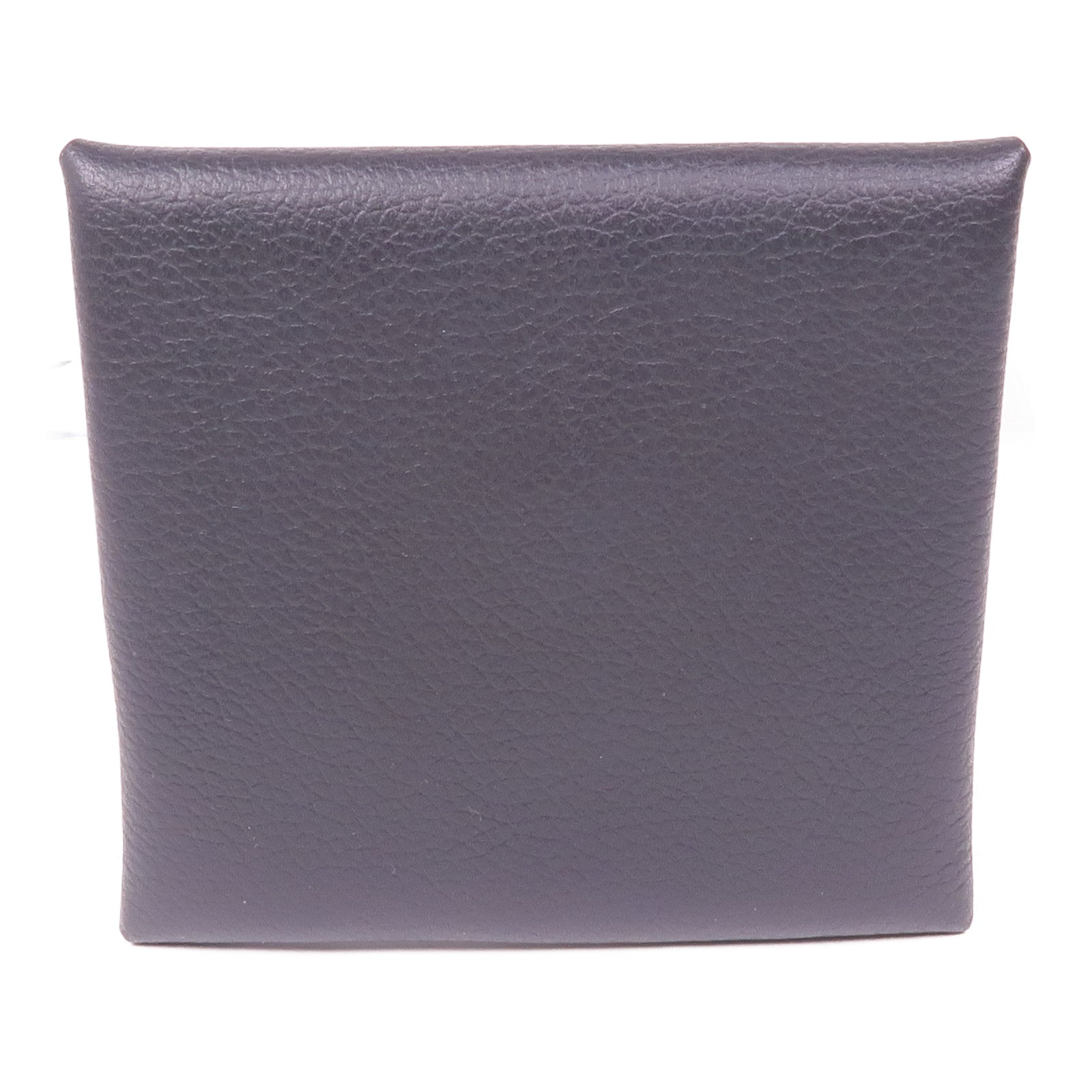 HERMES Evercolor皮革Coin Case銀扣零錢包Noir