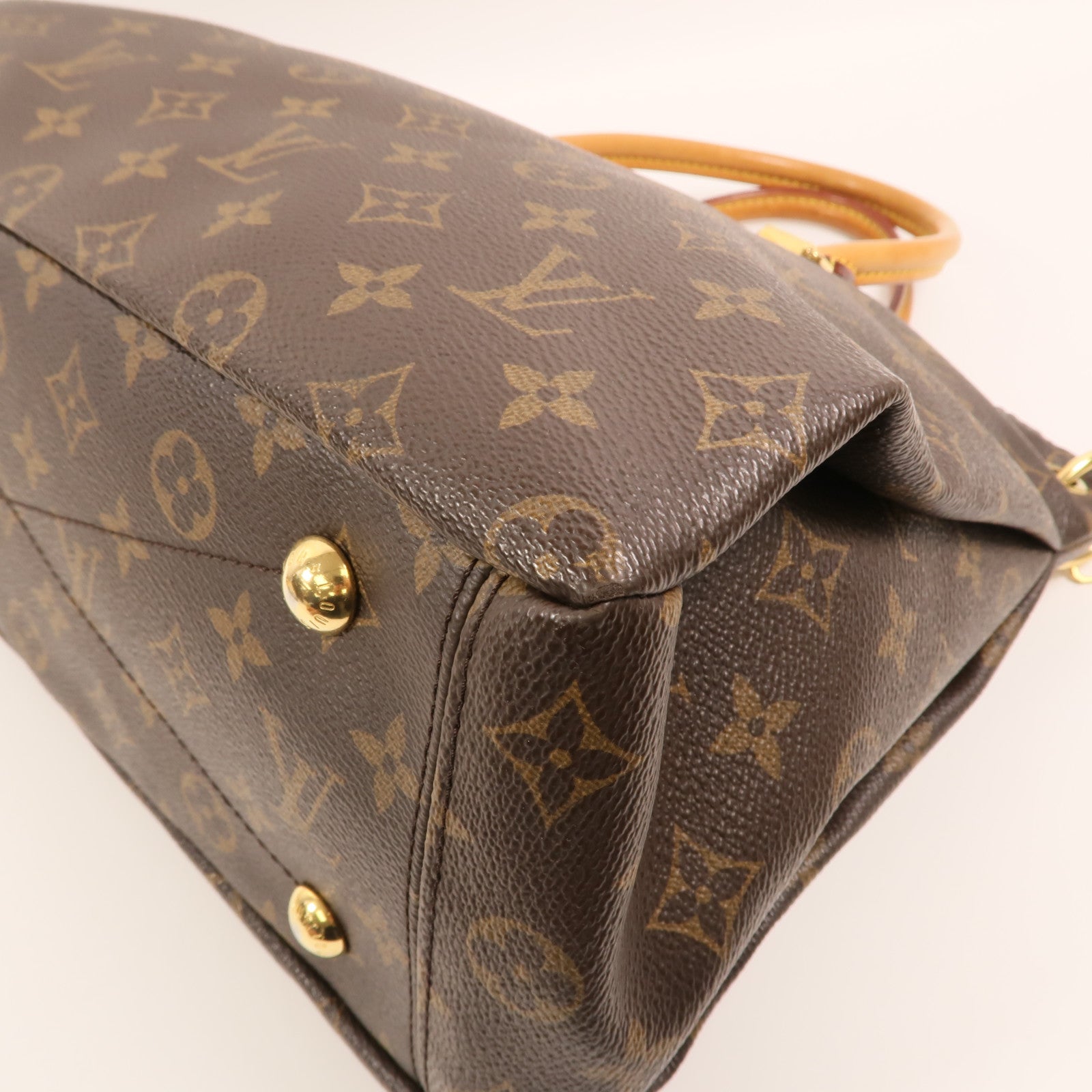 LOUIS VUITTON Monogram Pallas MM金扣手挽肩背兩用袋