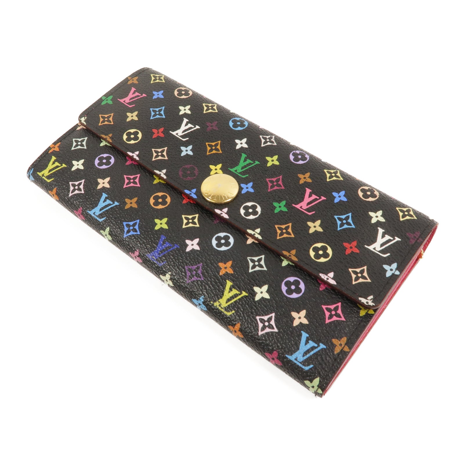LOUIS VUITTON Monogram Multicolore Portefeuille Sarah Wallet長錢包