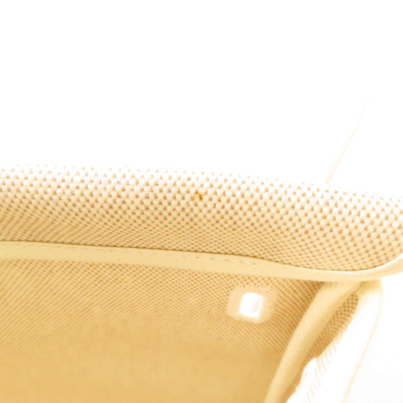 HERMES Toile H Herbag TGM銀扣手挽肩背兩用袋Beige