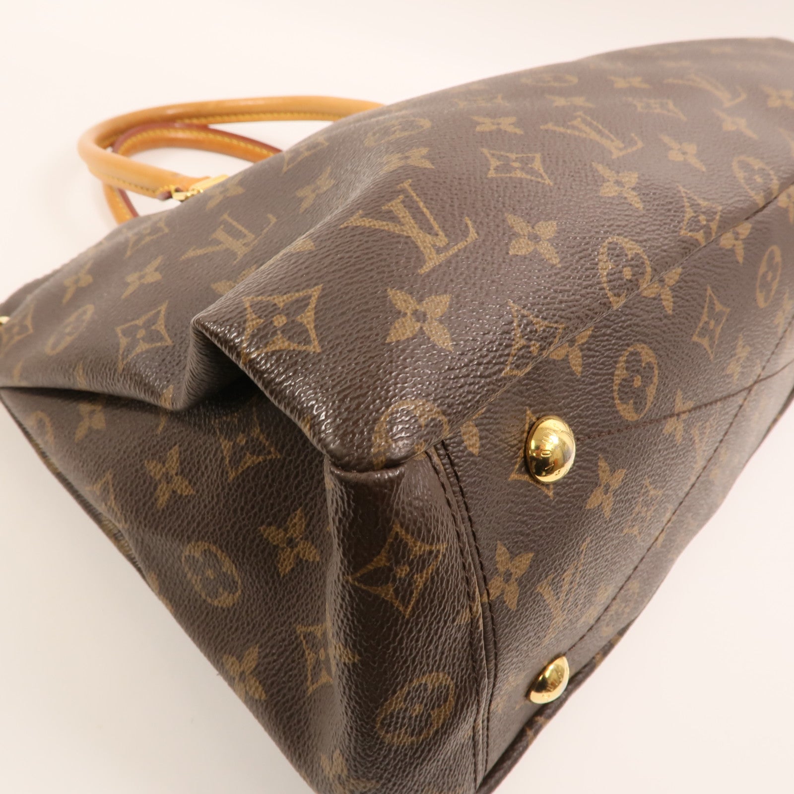 LOUIS VUITTON Monogram Pallas MM金扣手挽肩背兩用袋