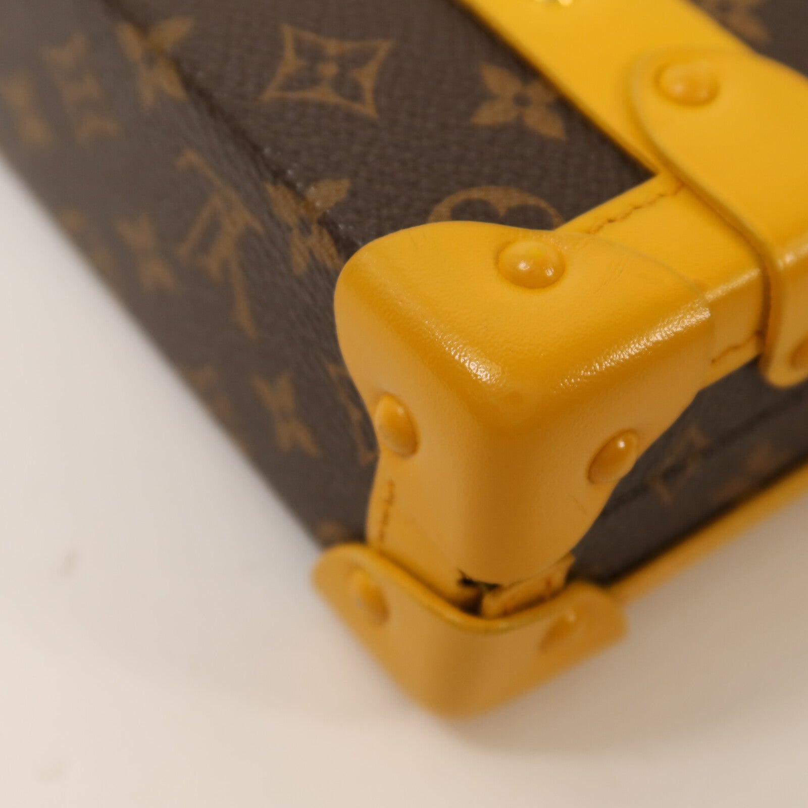 LOUIS VUITTON Monogram Petite Malle金扣肩背袋