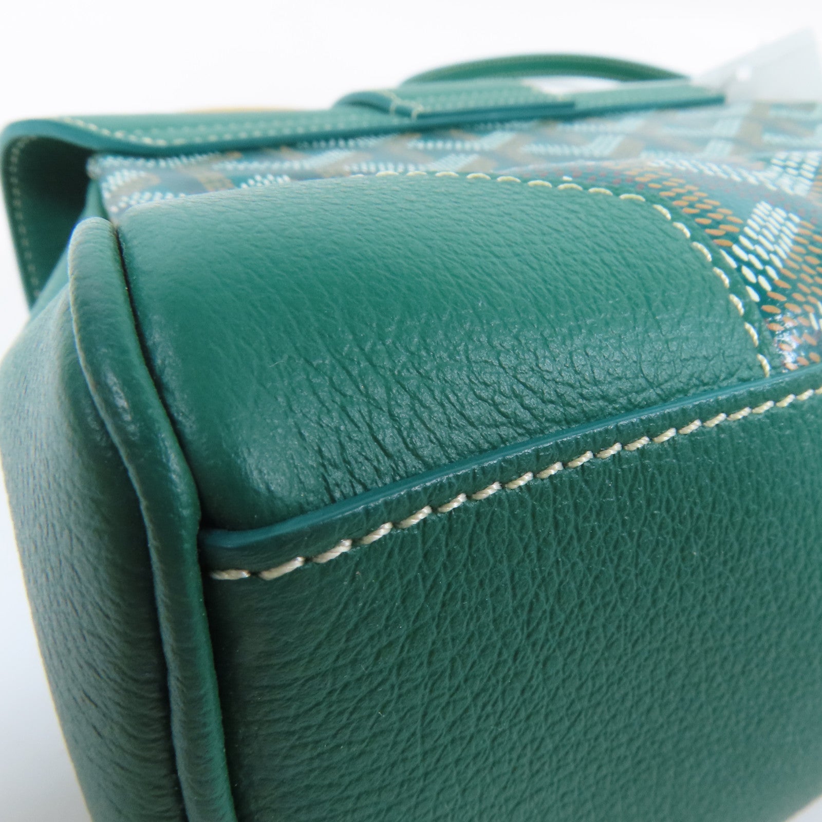 GOYARD 塗層帆布Saigon銀扣手挽肩背兩用袋