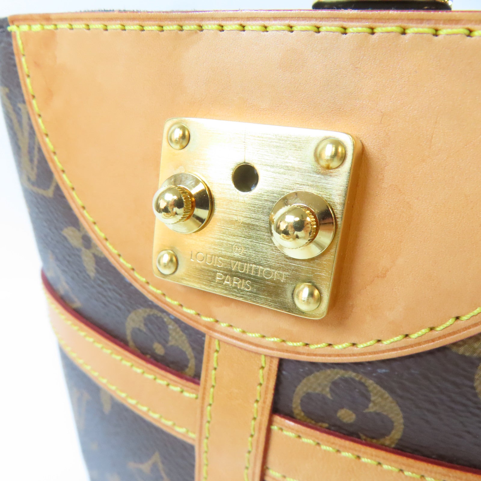LOUIS VUITTON Monogram Duffle金扣手挽肩背兩用袋啡色