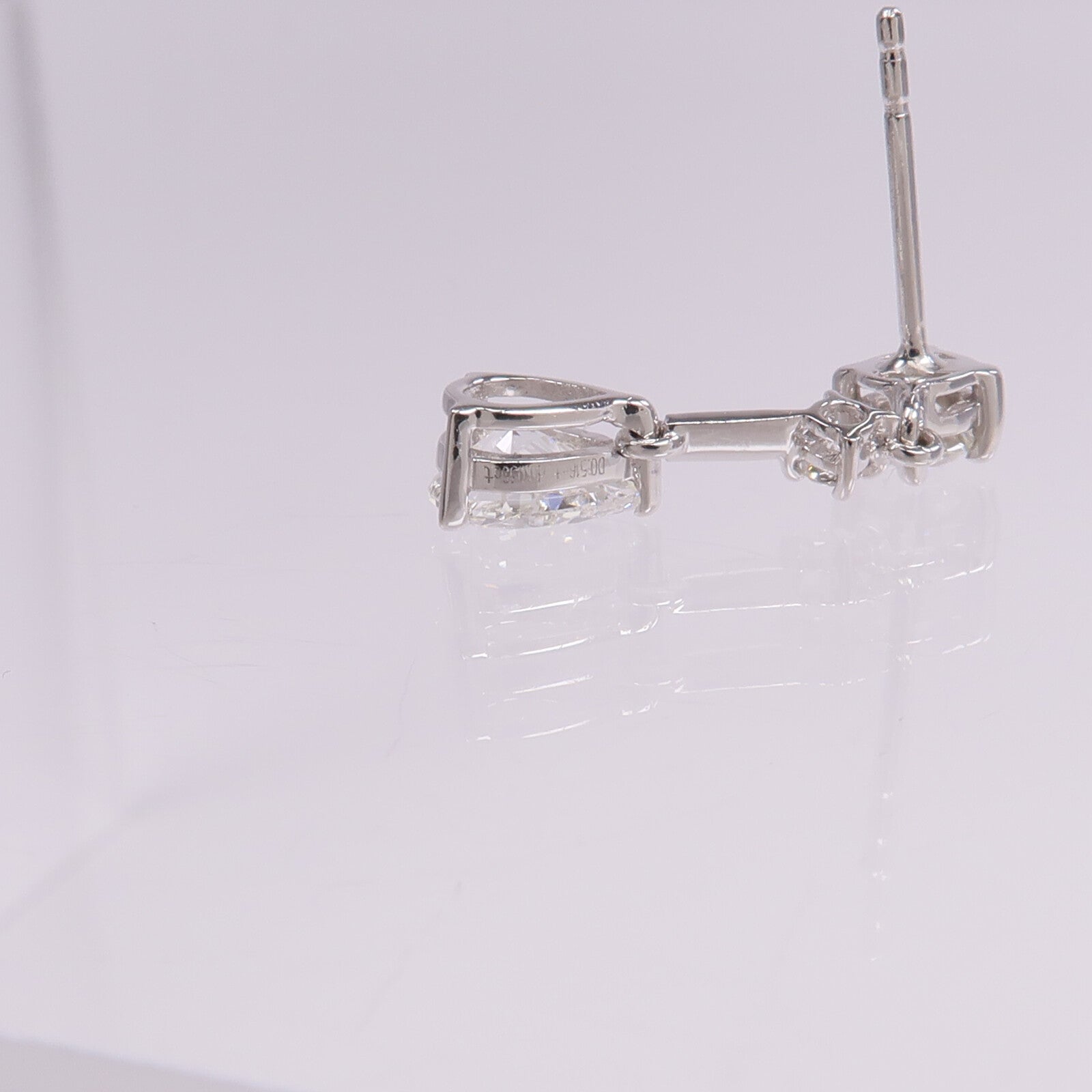 JEWELRY 【激減優惠】18K白金Diamond Earrings鑽石耳環
