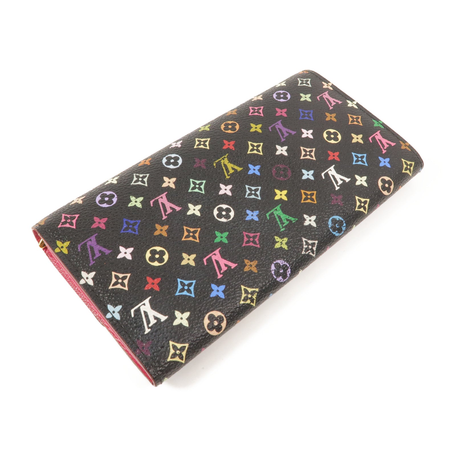 LOUIS VUITTON Monogram Multicolore Portefeuille Sarah Wallet長錢包