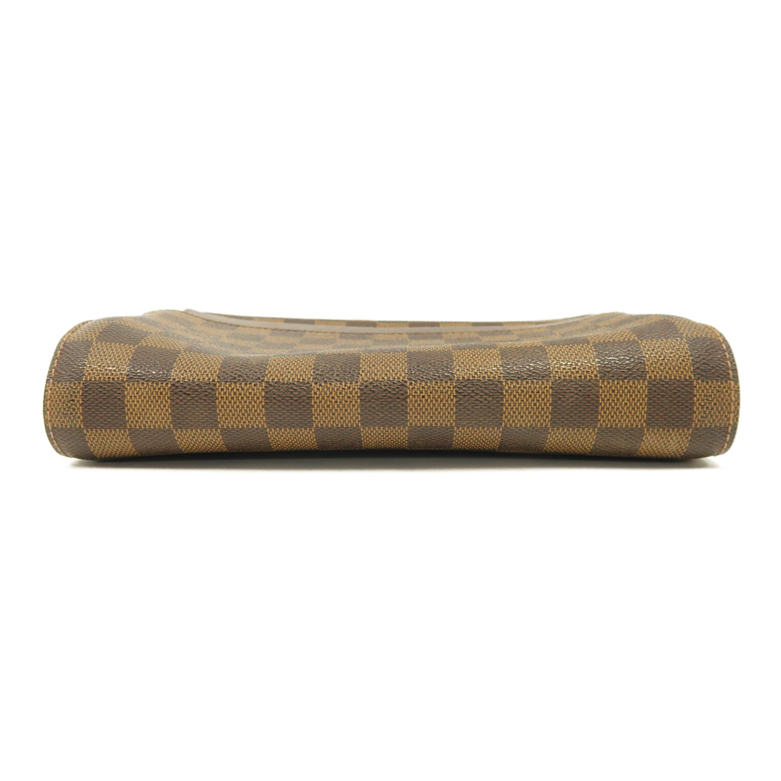 LOUIS VUITTON Damier Saint Louis金扣手拿包啡色