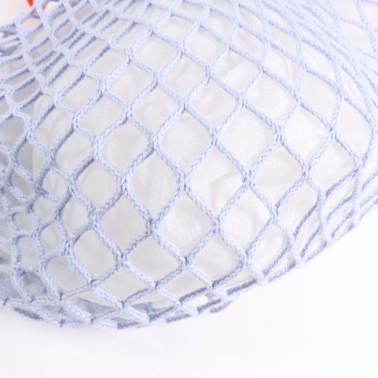 Longchamp 棉質/牛皮皮革Le Pliage Mesh Bag手挽肩背兩用袋