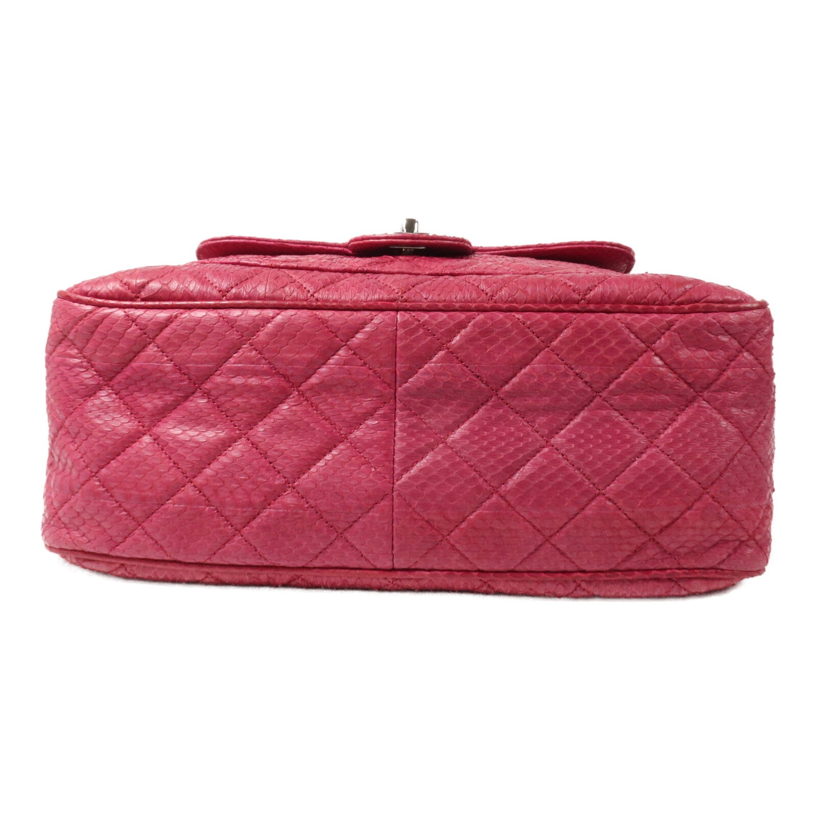 CHANEL 蛇皮皮革Shoulder Bag鏈帶肩背袋