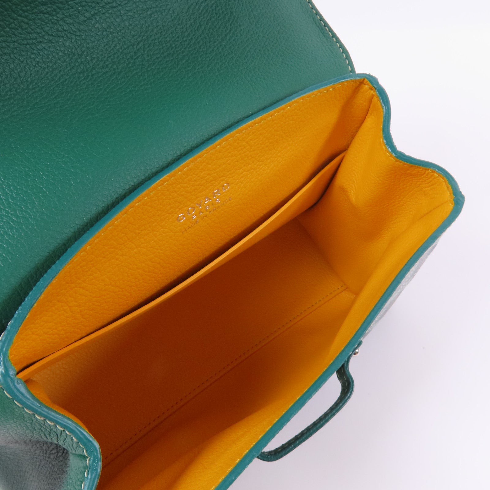 GOYARD 塗層帆布Saigon銀扣手挽肩背兩用袋