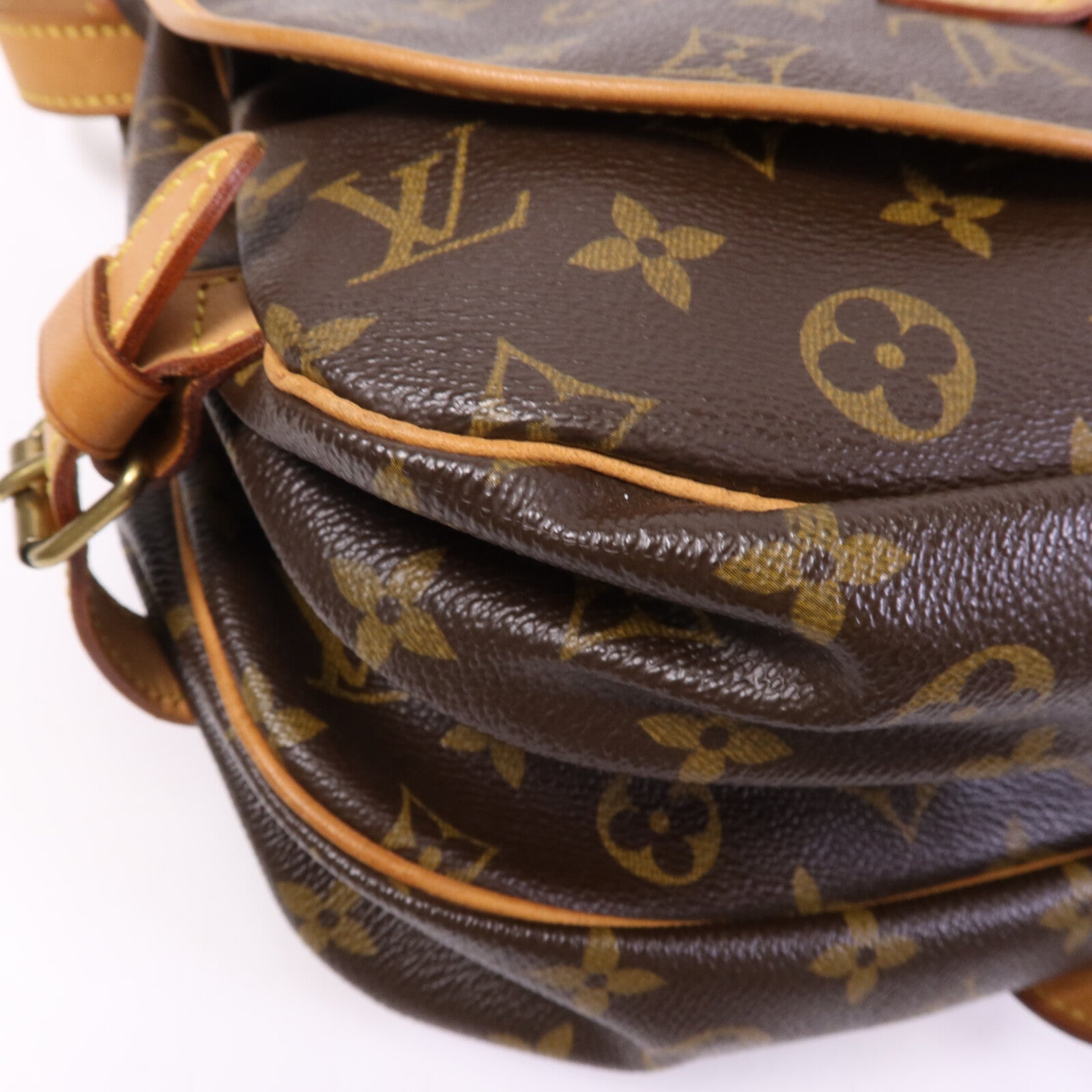 LOUIS VUITTON Monogram Saumur 30金扣肩背袋