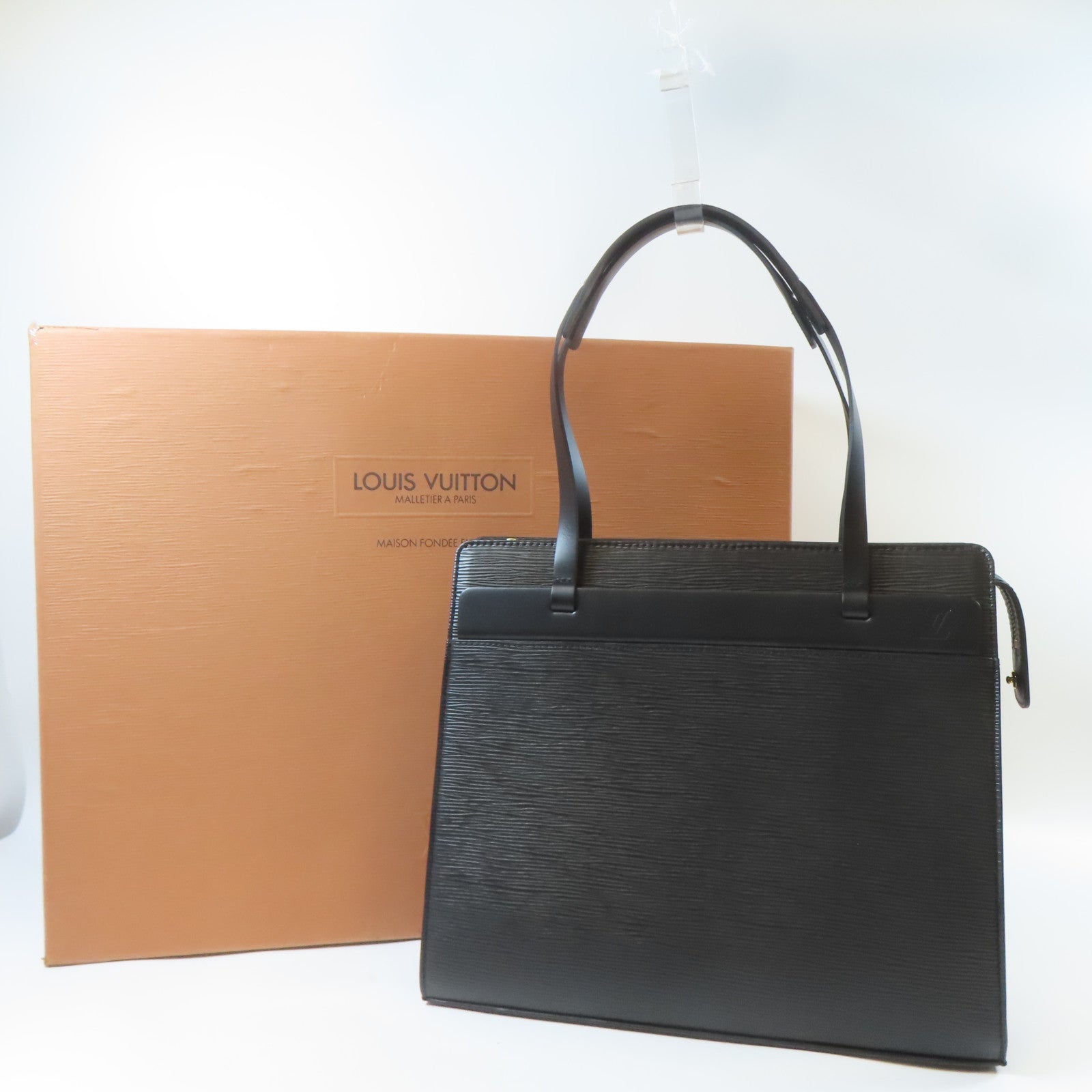 LOUIS VUITTON 【激減優惠】Epi Croisette PM Tote Bag金扣肩背袋黑色