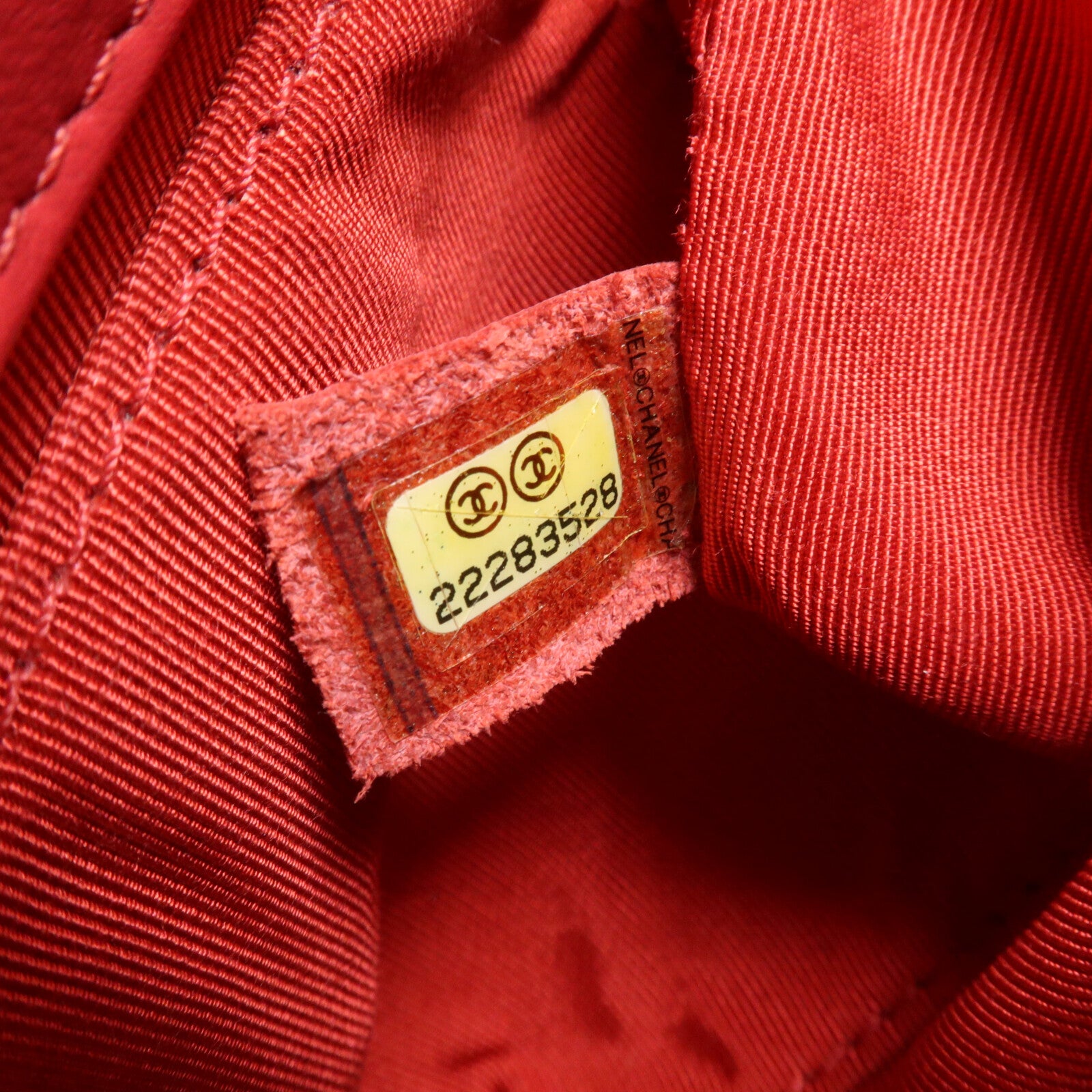CHANEL 牛皮皮革Tramezzo Flap Bag鏈帶肩背袋