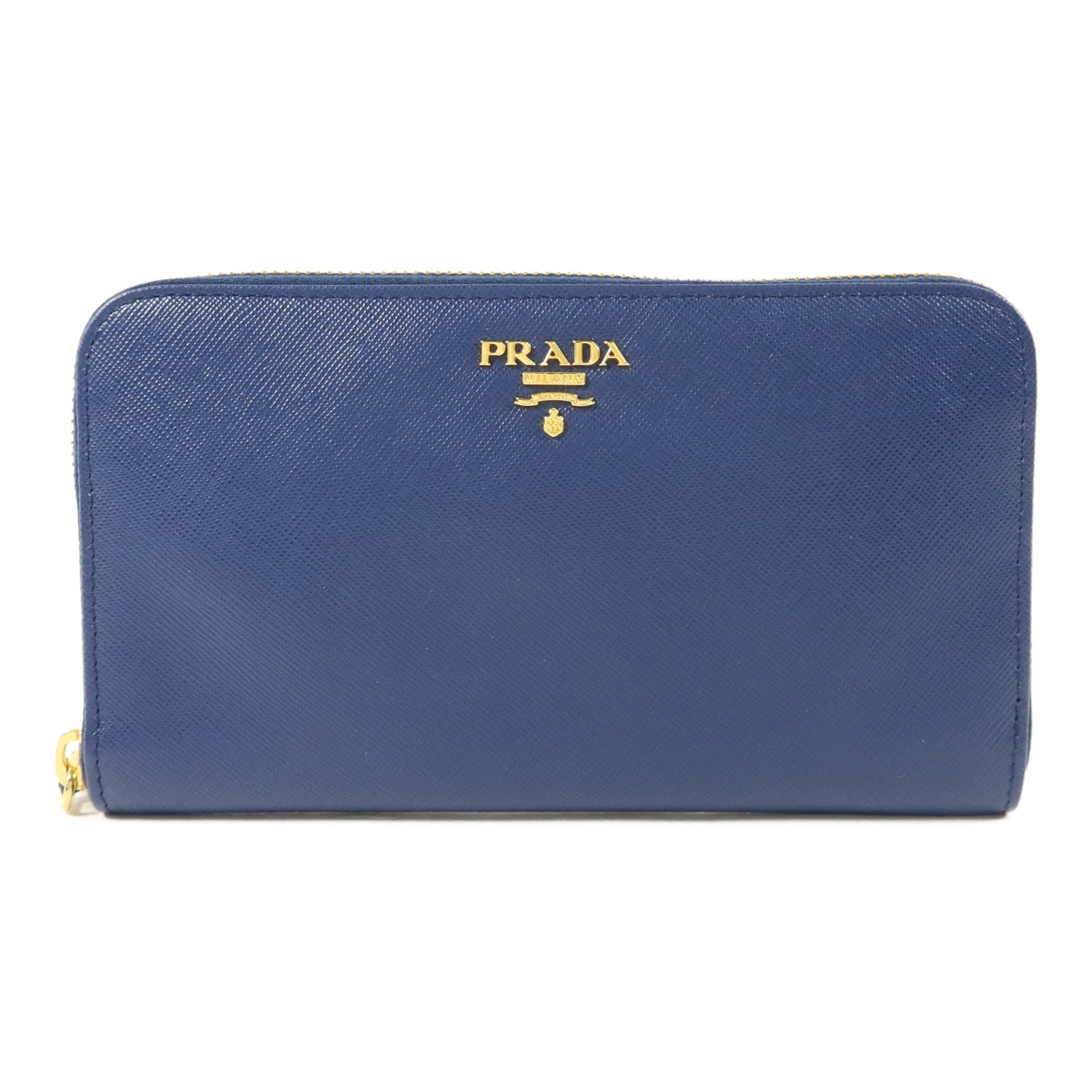 PRADA 牛皮皮革Zipper Long Wallet長錢包