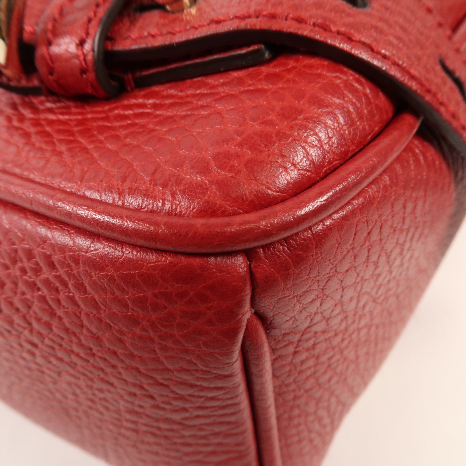 GUCCI 【激減優惠】牛皮皮革Backpack金扣背包
