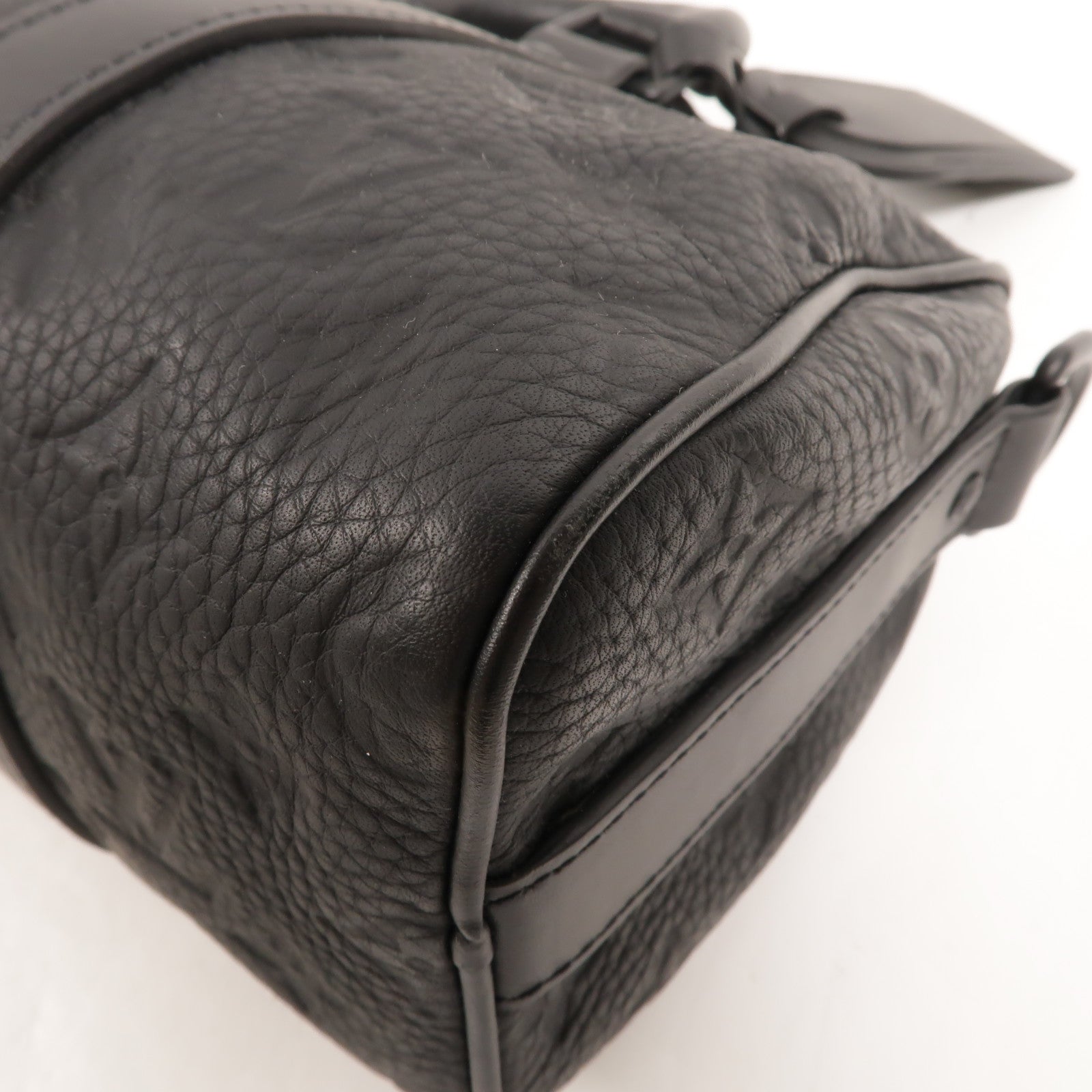 LOUIS VUITTON Monogram Taurillon Keepall Bandouliere 25手挽肩背兩用袋