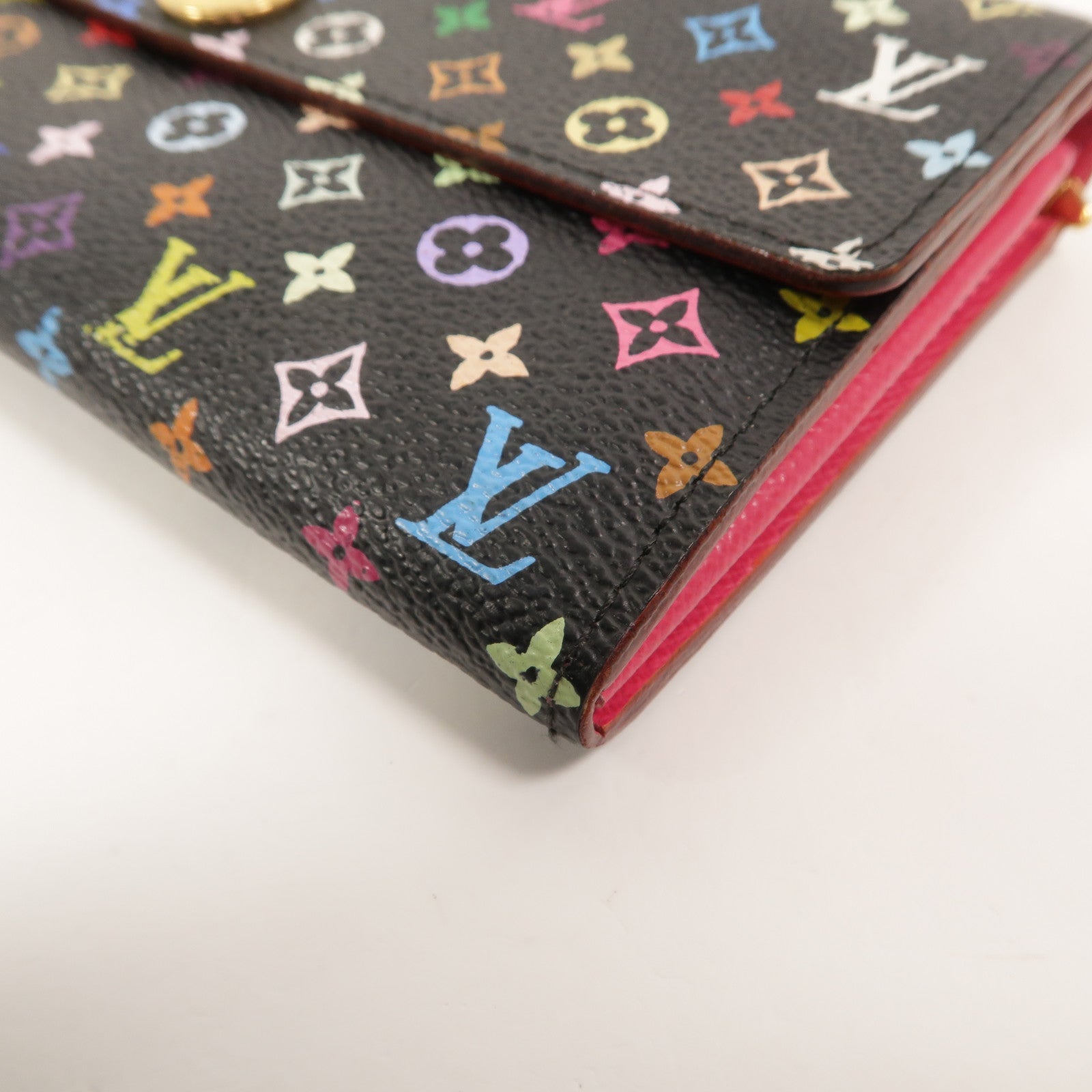 LOUIS VUITTON Monogram Multicolore Portefeuille Sarah Wallet長錢包