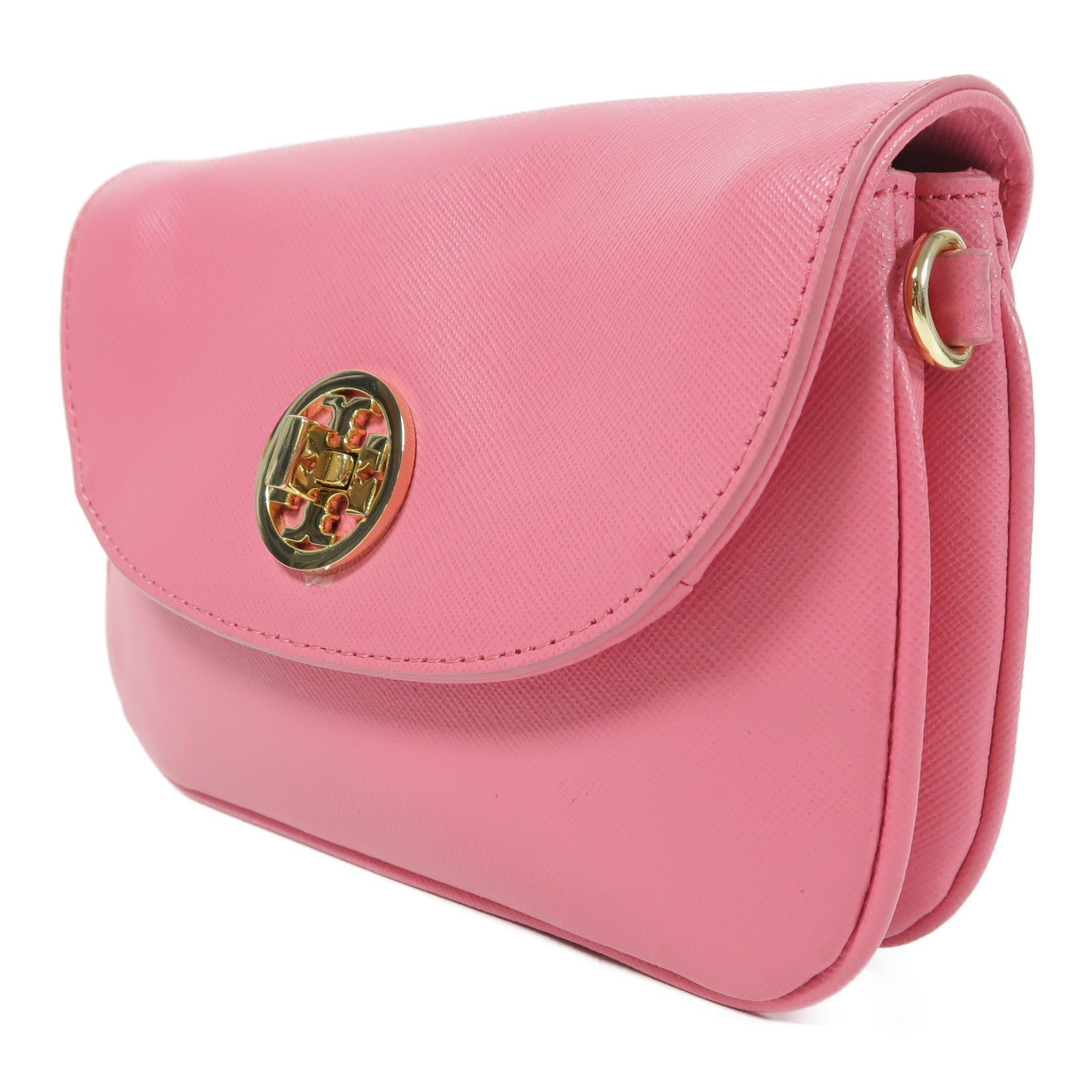 【激減優惠】牛皮皮革Shoulder Bag金扣肩背袋