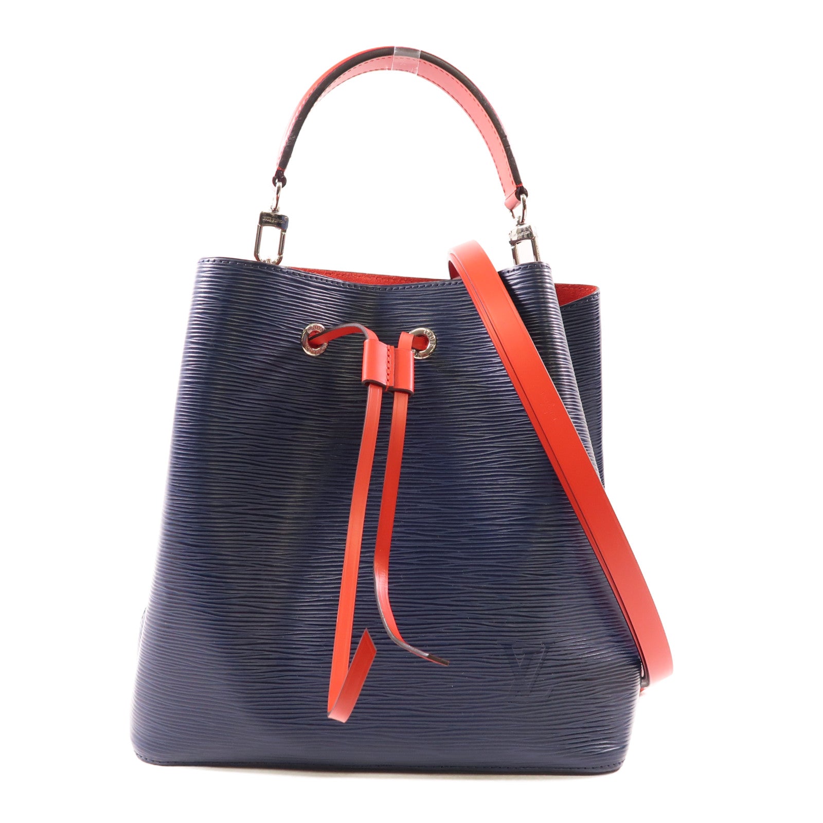 LOUIS VUITTON Epi NeoNoe MM銀扣手挽肩背兩用袋