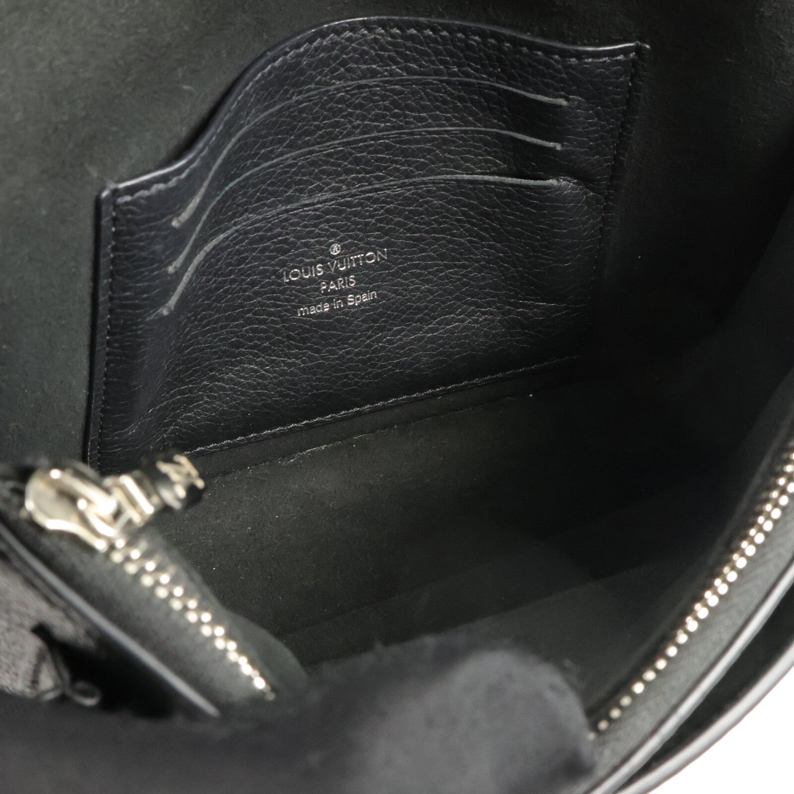 LOUIS VUITTON 牛皮皮革Mylockme銀扣鏈帶肩背袋