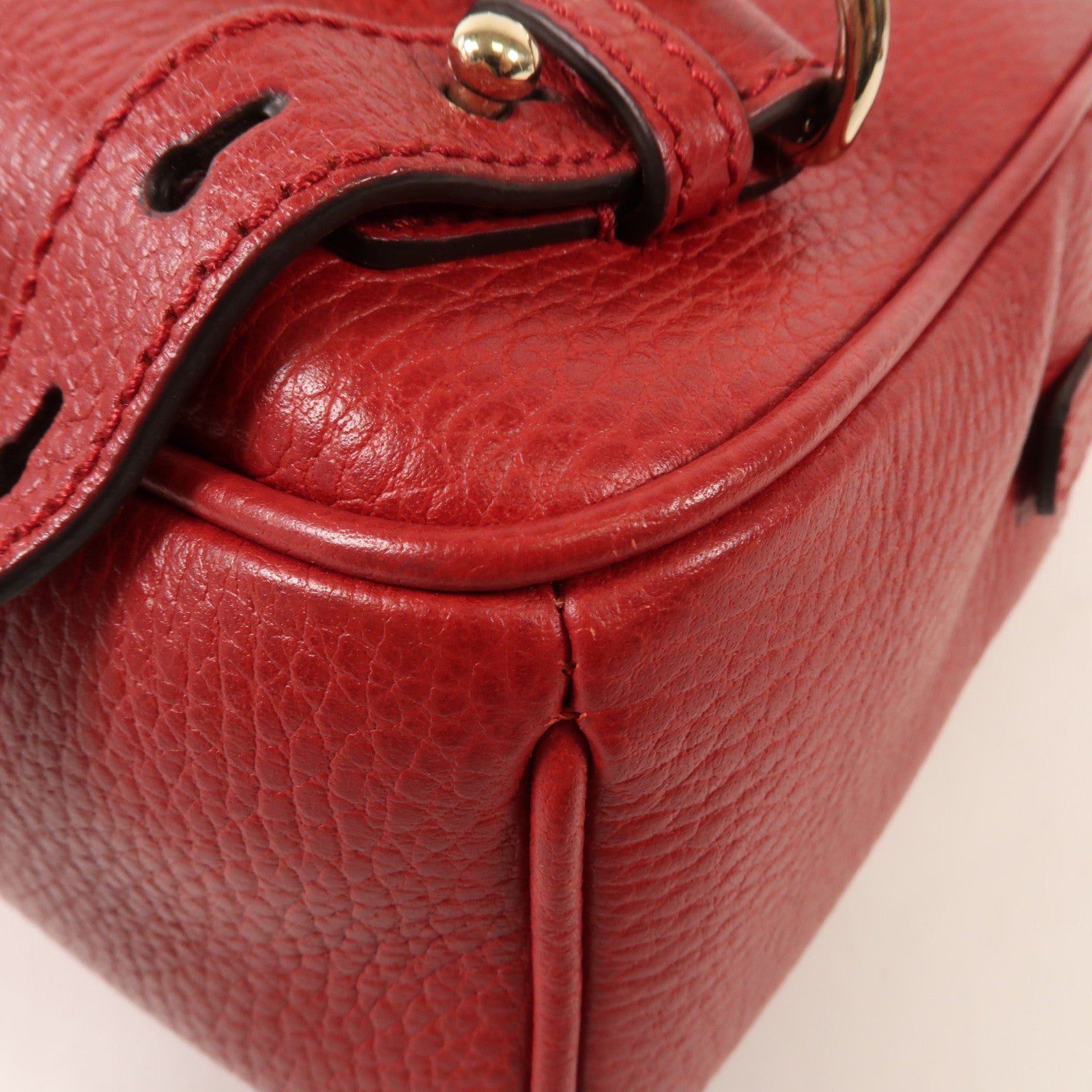 GUCCI 牛皮皮革Backpack金扣背包