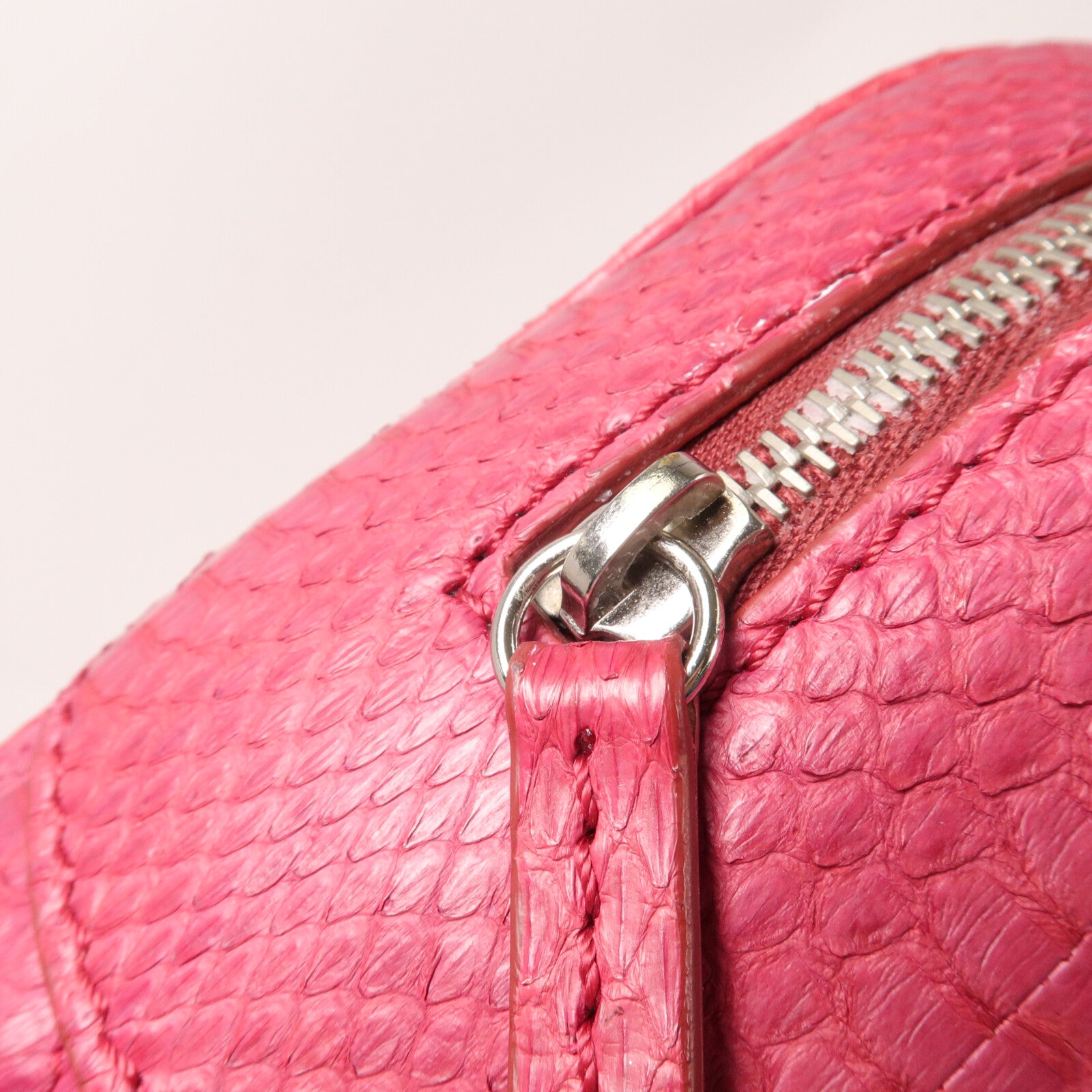 CHANEL 蛇皮皮革Shoulder Bag鏈帶肩背袋