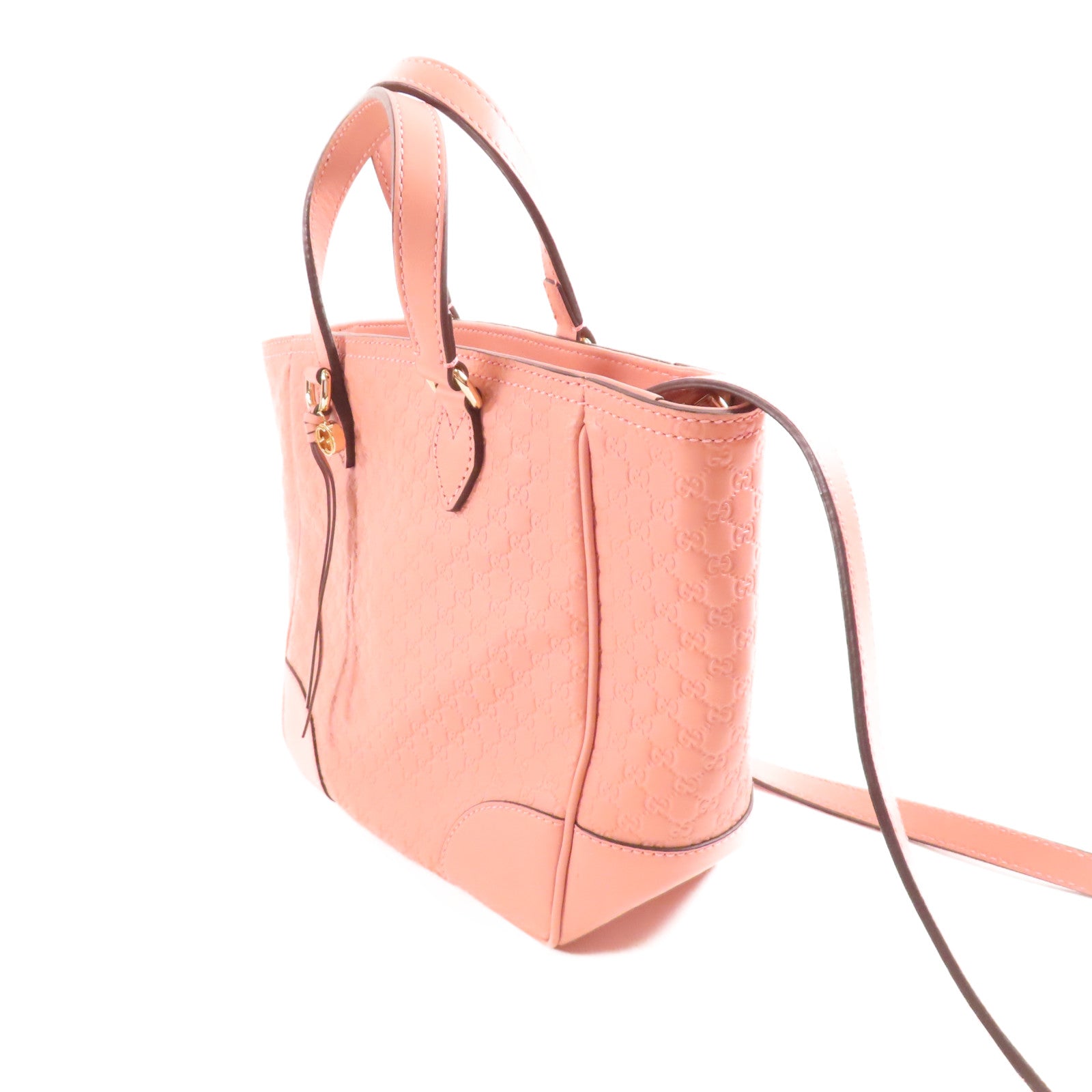 GUCCI 牛皮皮革2 Way Shoulder金扣手挽肩背兩用袋