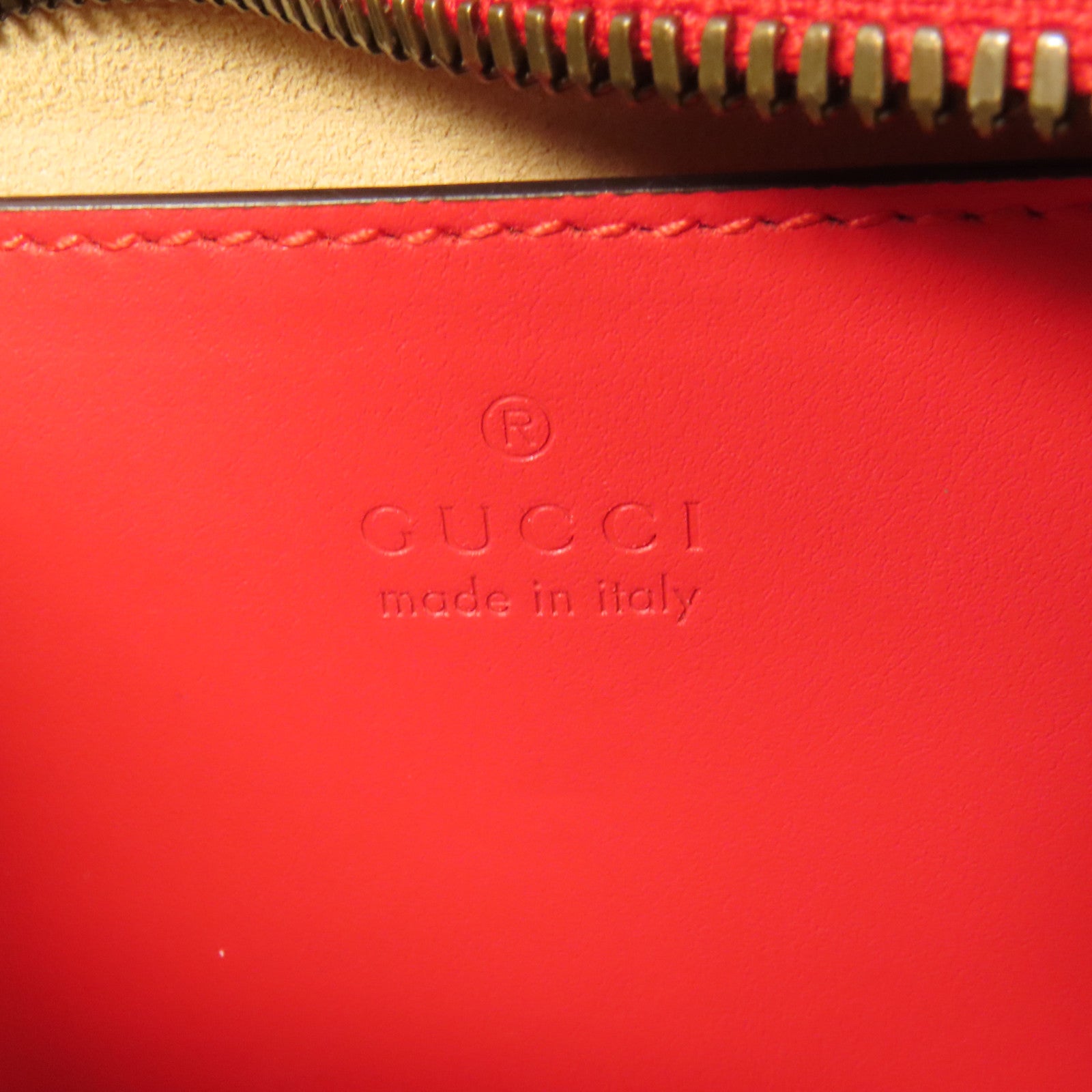 GUCCI 【激減優惠】牛皮皮革GG Marmont金扣肩背袋