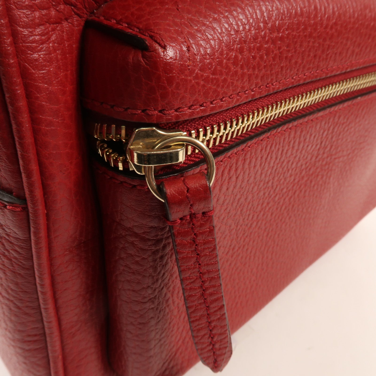 GUCCI 牛皮皮革Backpack金扣背包