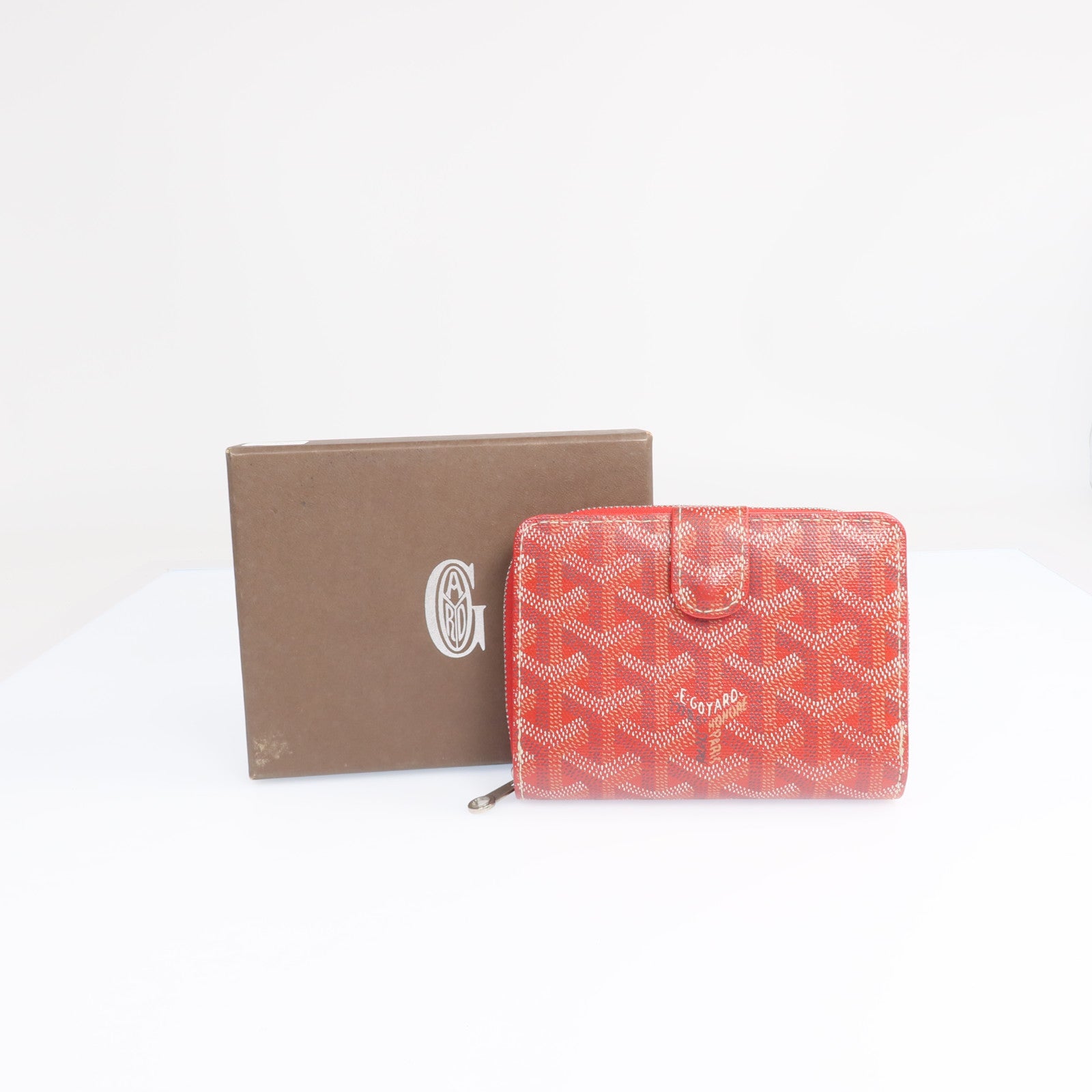 GOYARD 塗層帆布Wallet銀扣錢包