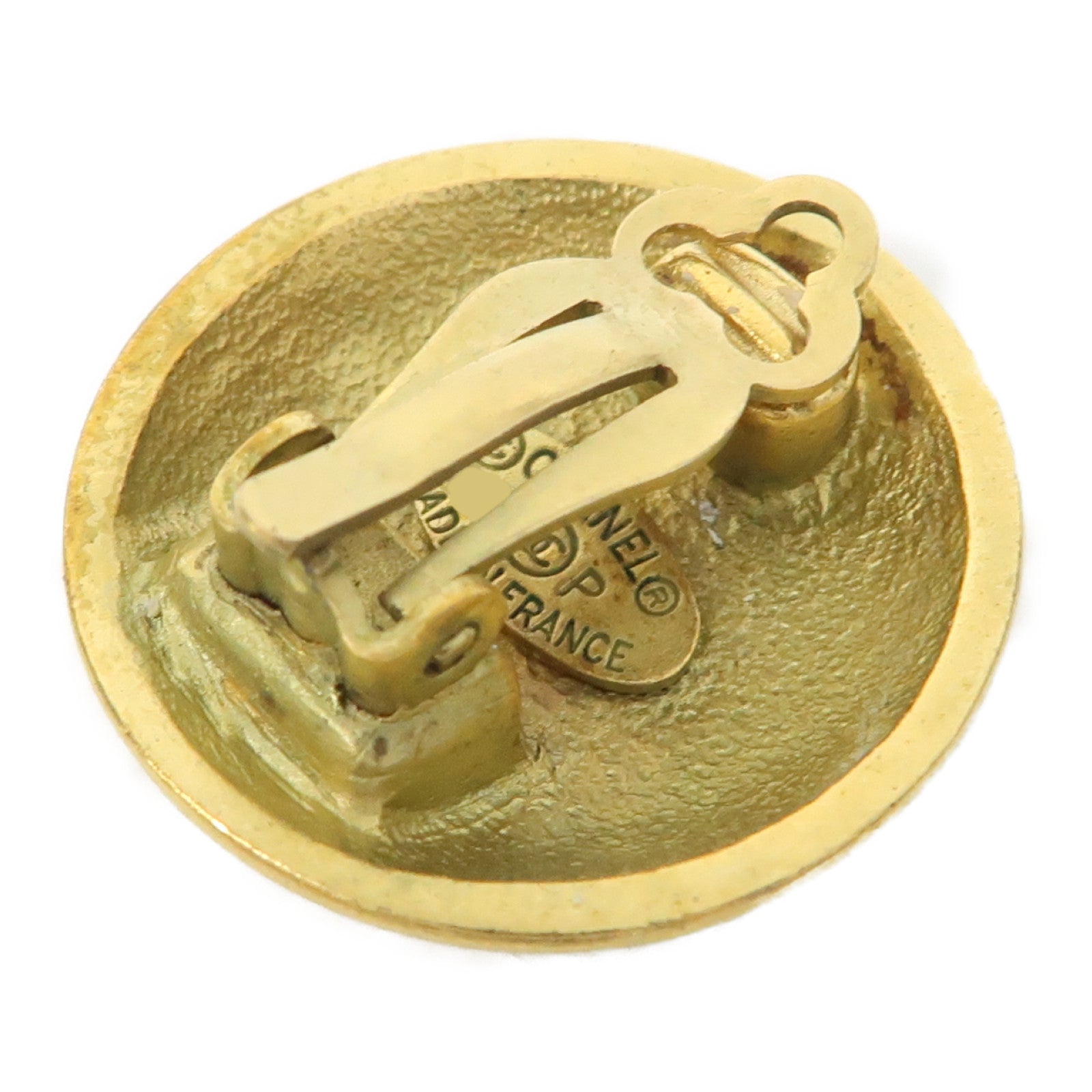 CHANEL 金屬Vintage Earrings耳環金色