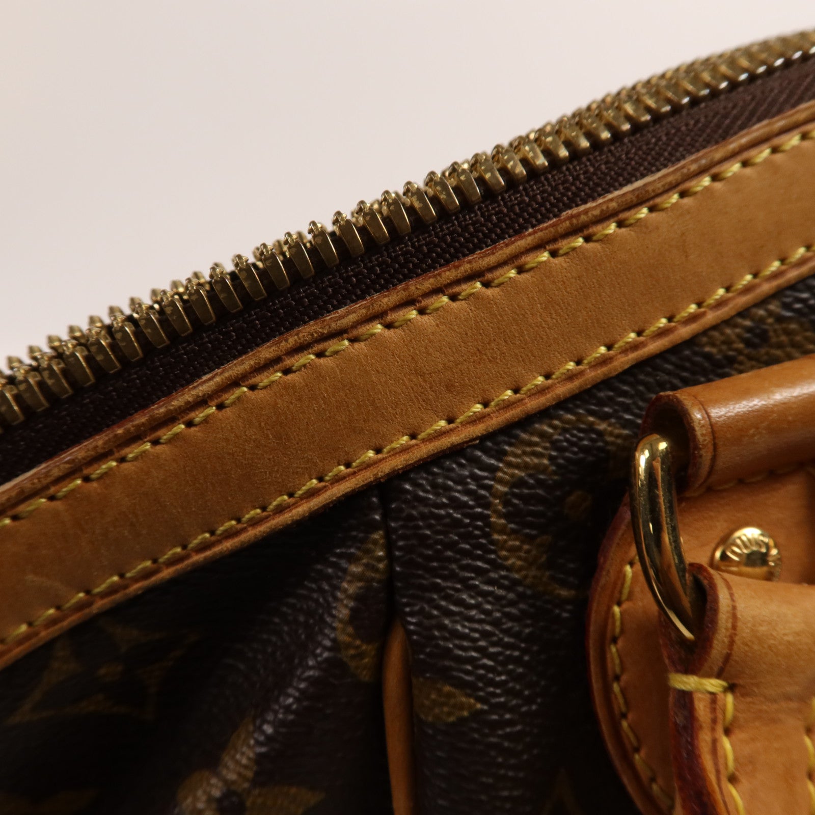 LOUIS VUITTON Monogram Tivoli PM金扣手挽袋