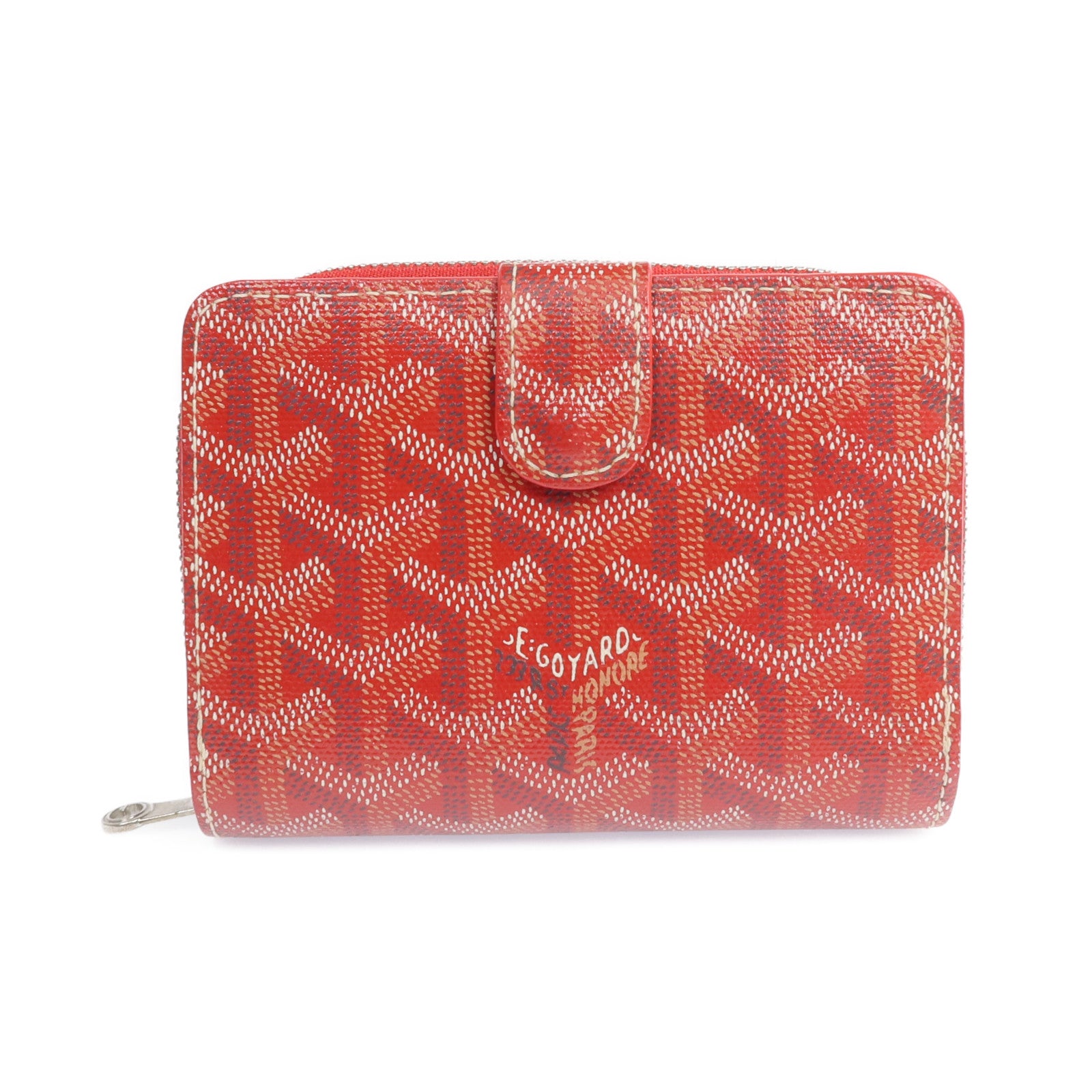 GOYARD 塗層帆布Wallet銀扣錢包