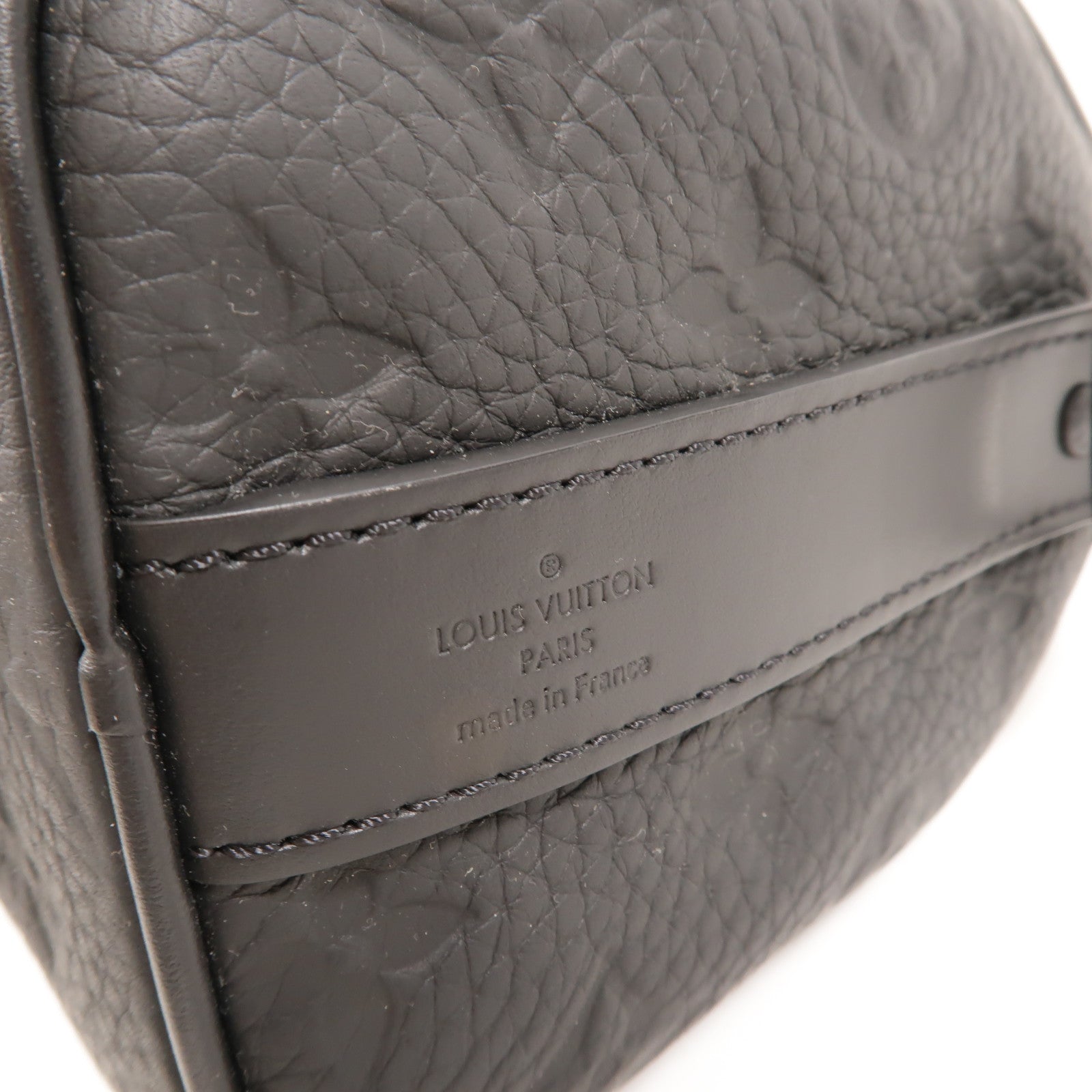 LOUIS VUITTON Monogram Taurillon Keepall Bandouliere 25手挽肩背兩用袋