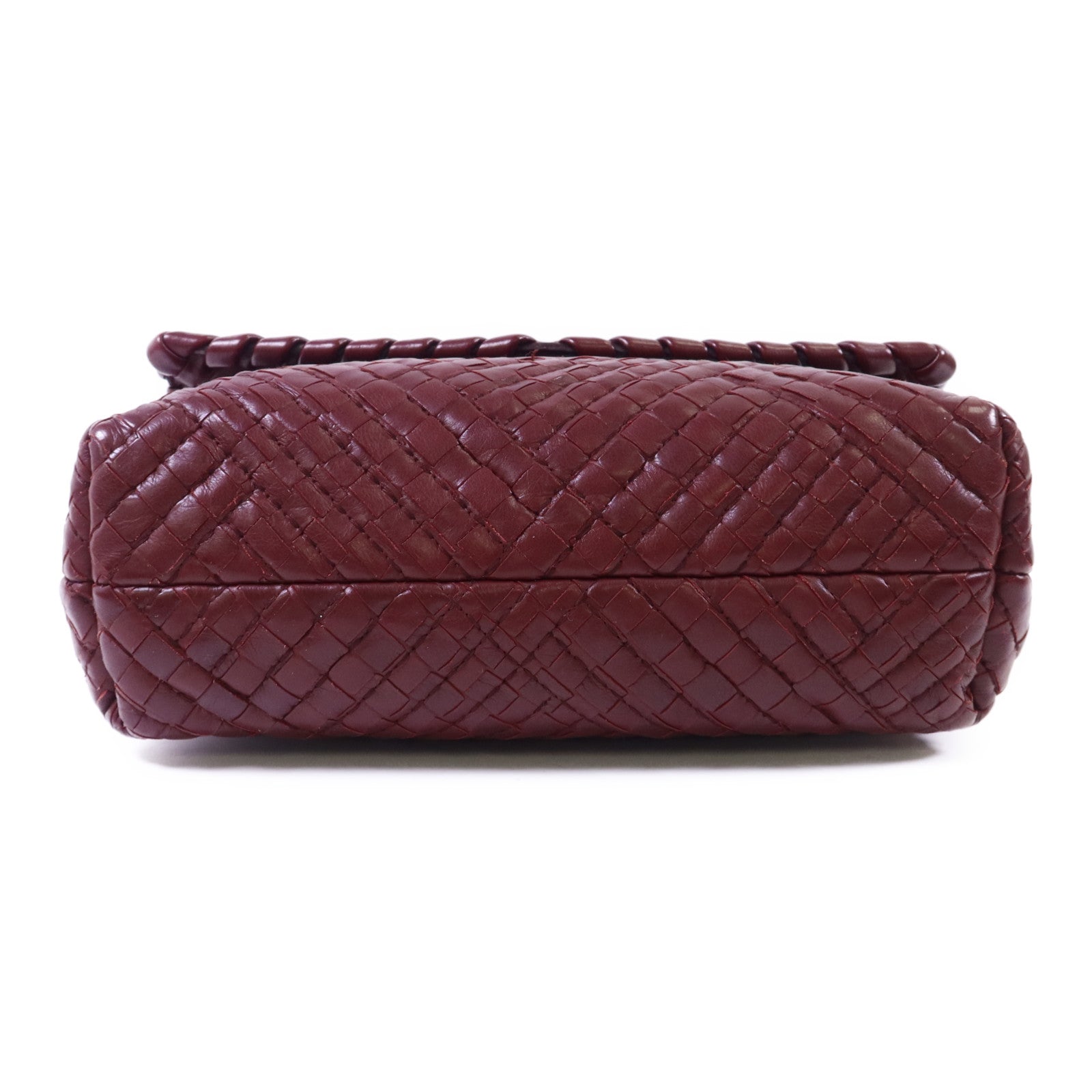 BOTTEGA VENETA 【激減優惠】織紋皮革Shoulder Bag鏈帶肩背袋
