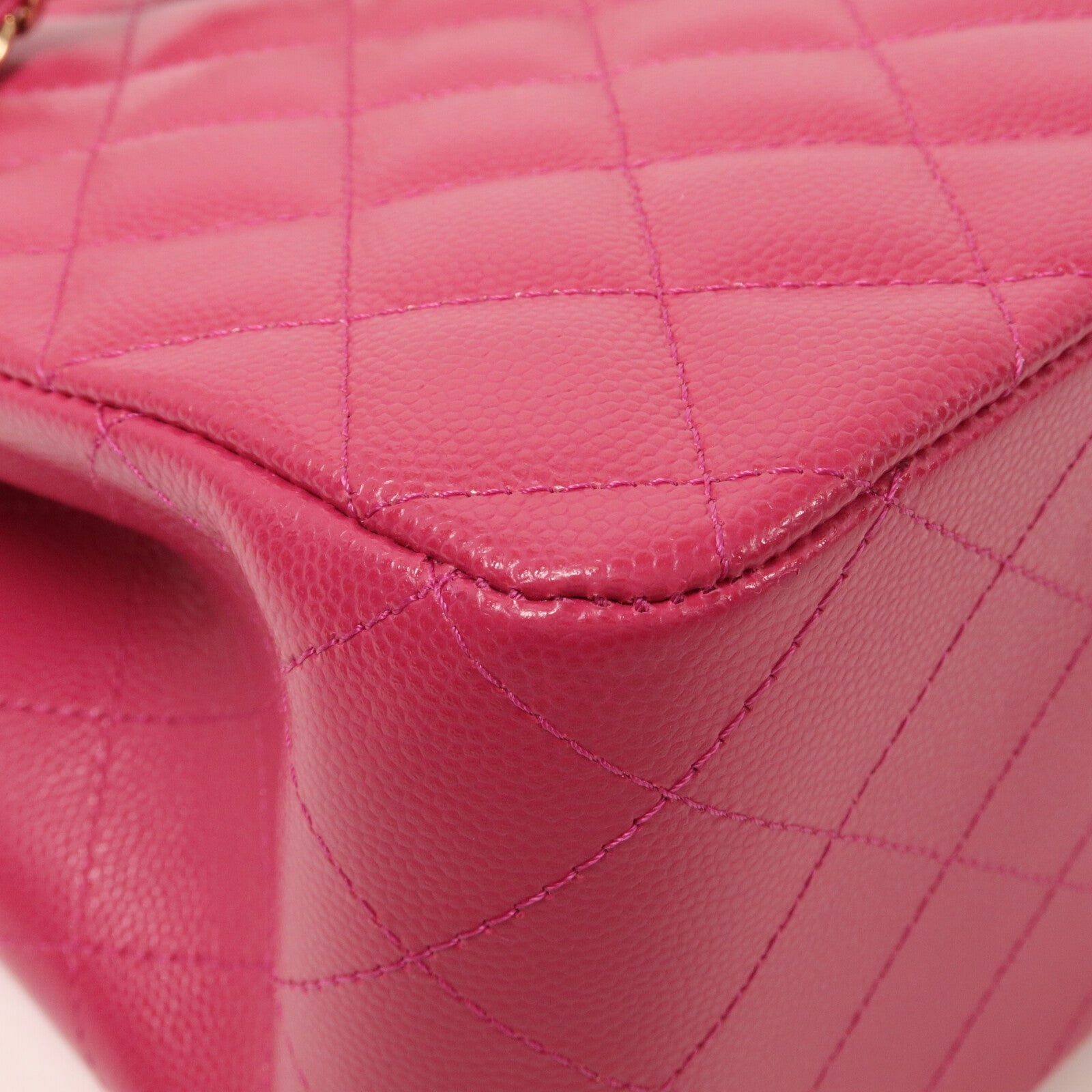 CHANEL 牛皮皮革Bucket Bag鏈帶肩背袋