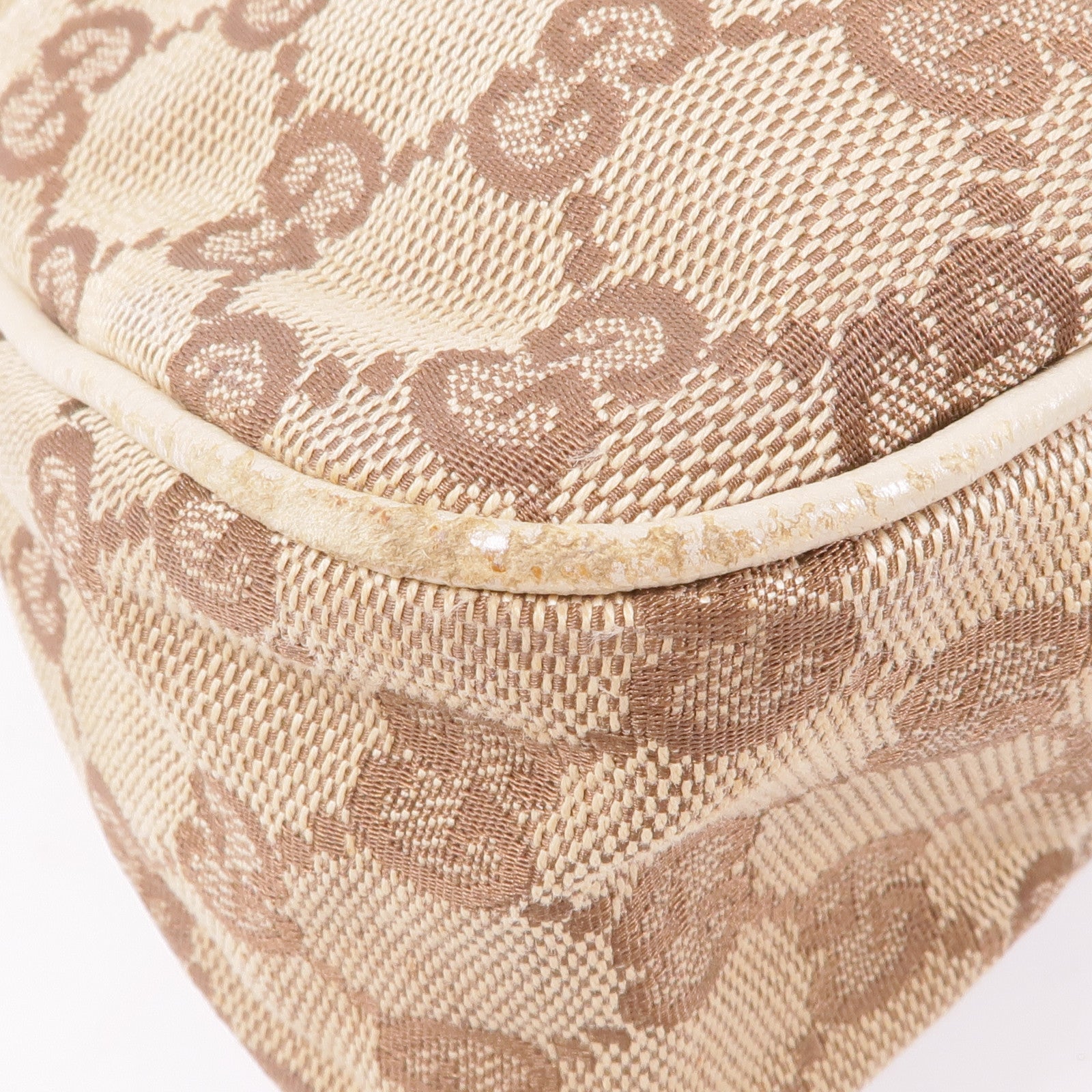 GUCCI 帆布Shoulder Bag金扣肩背袋