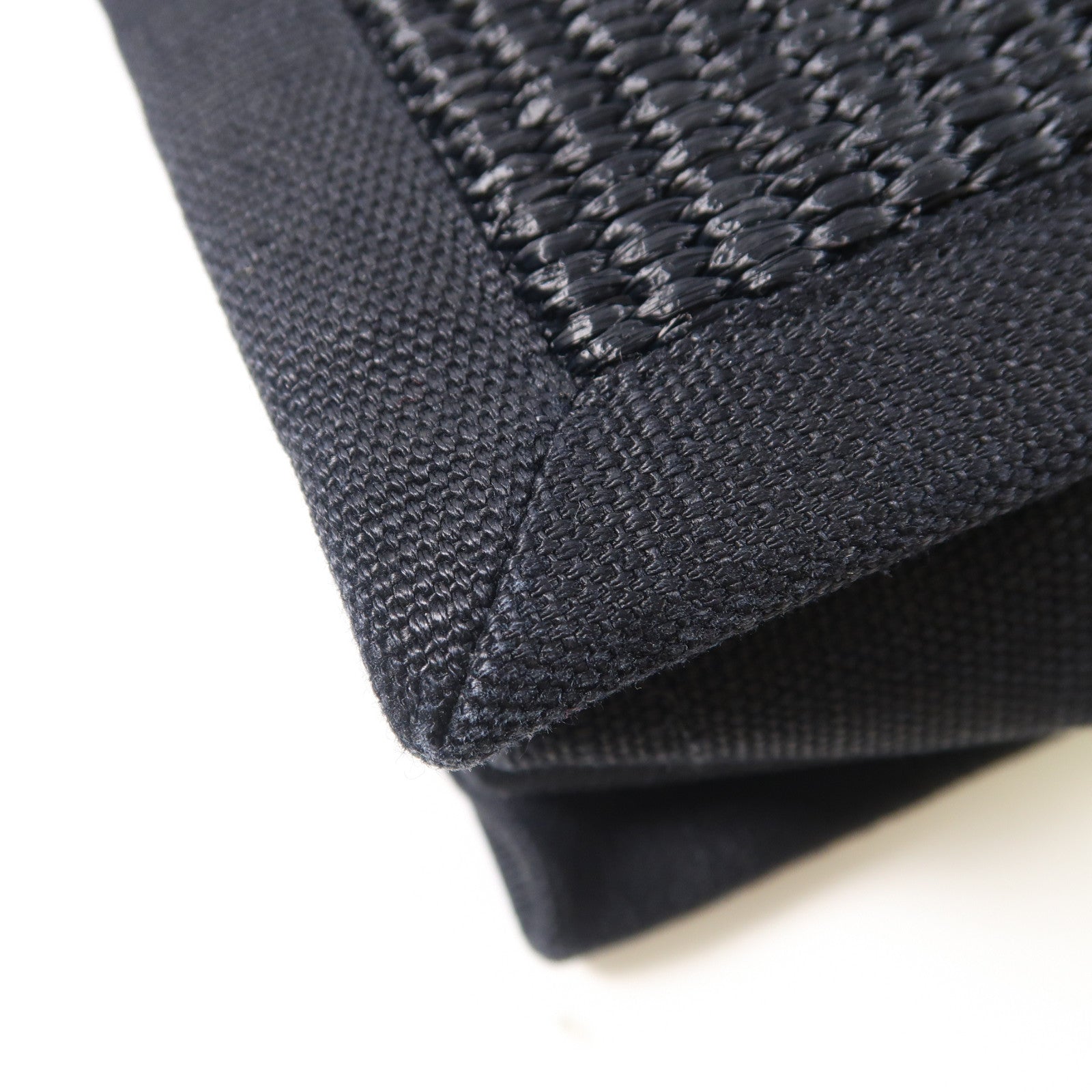 SAINT LAURENT 帆布Rive Gauche Tote銀扣手挽袋黑色