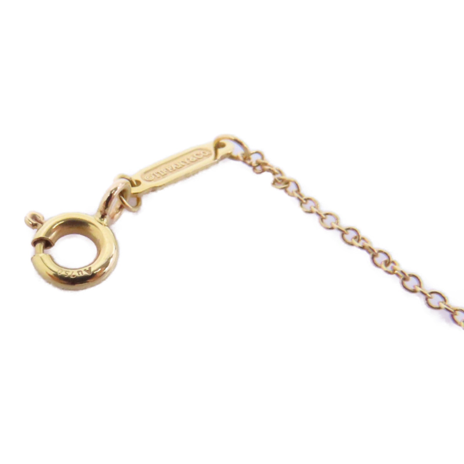 TIFFANY＆CO 18K黃金T Smile Necklace項鍊