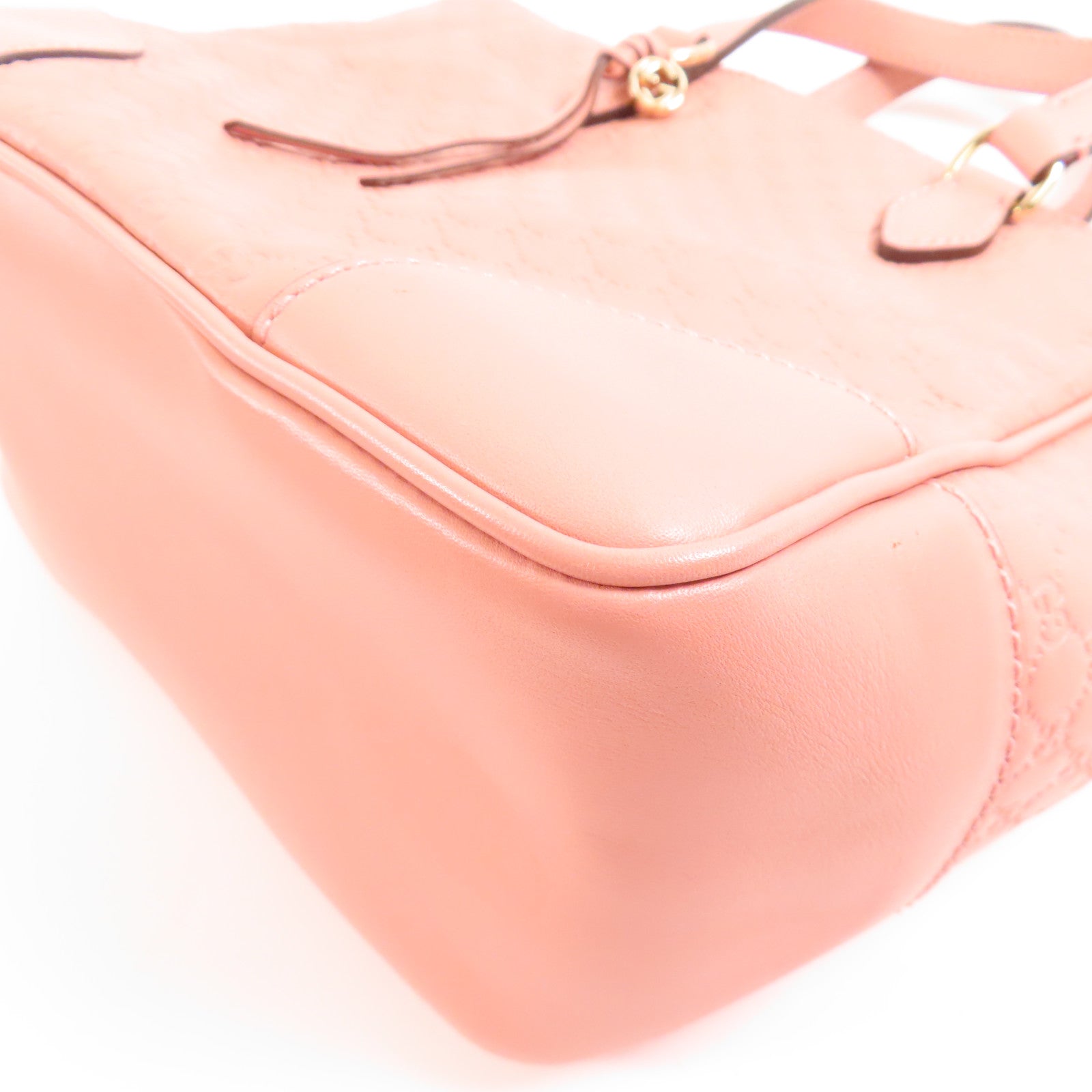 GUCCI 牛皮皮革2 Way Shoulder金扣手挽肩背兩用袋