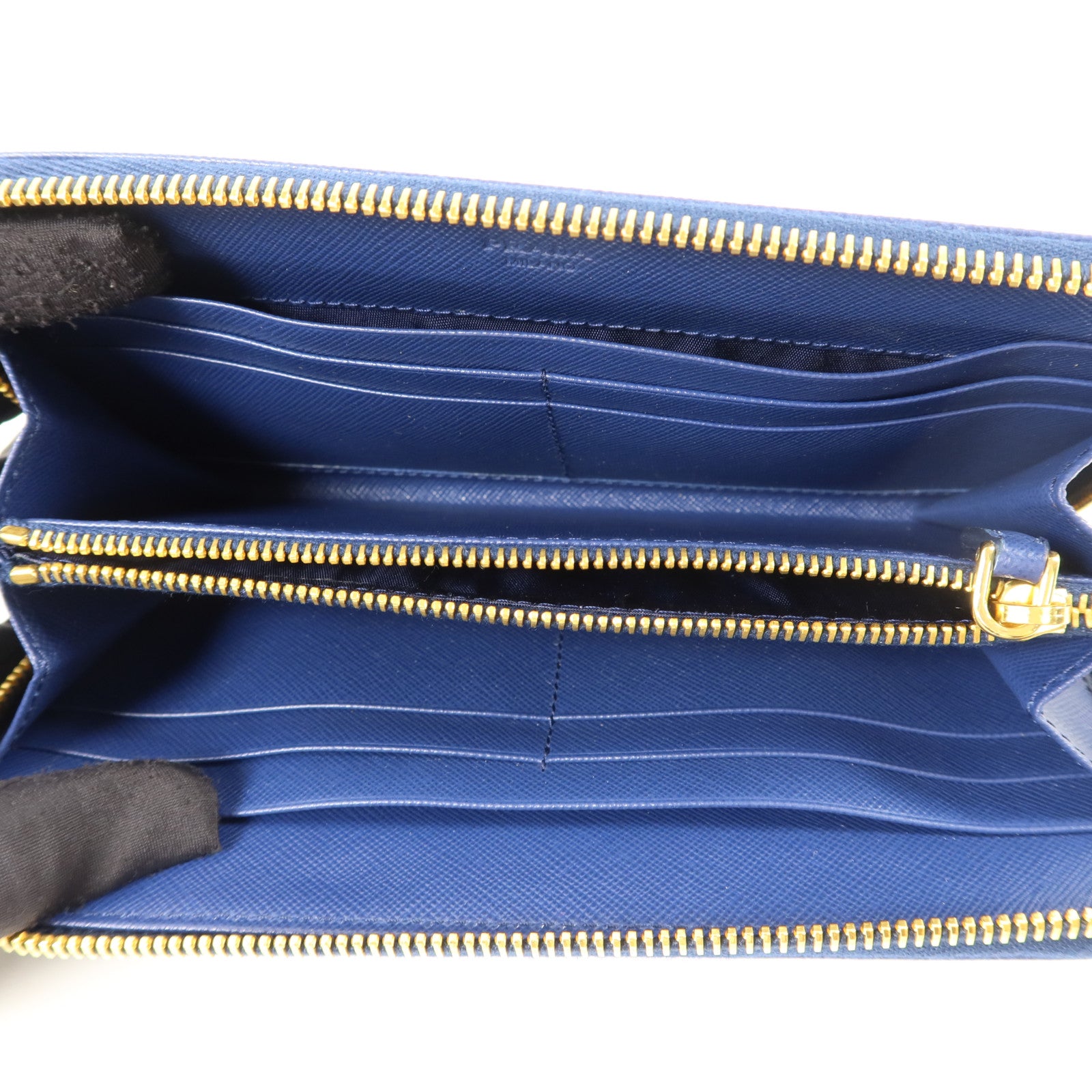 PRADA 牛皮皮革Zipper Long Wallet長錢包