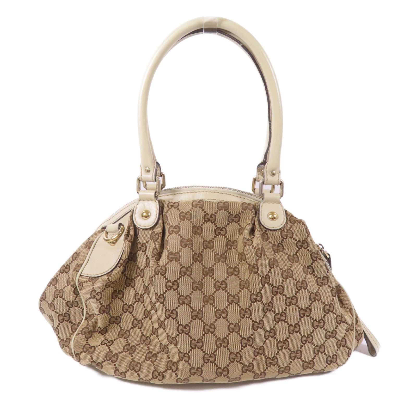 GUCCI 帆布Sukey金扣肩背袋