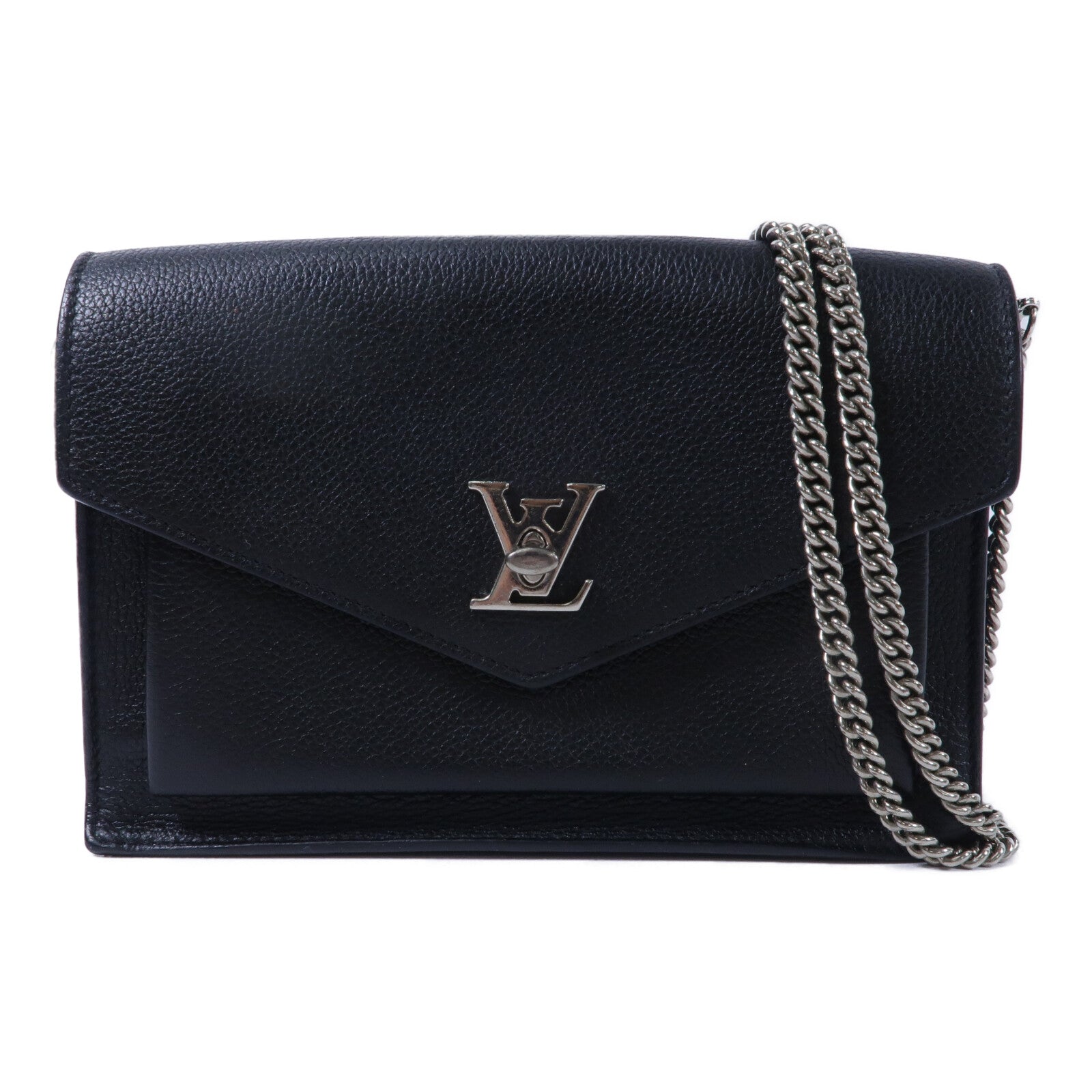 LOUIS VUITTON 牛皮皮革Mylockme鏈帶肩背袋