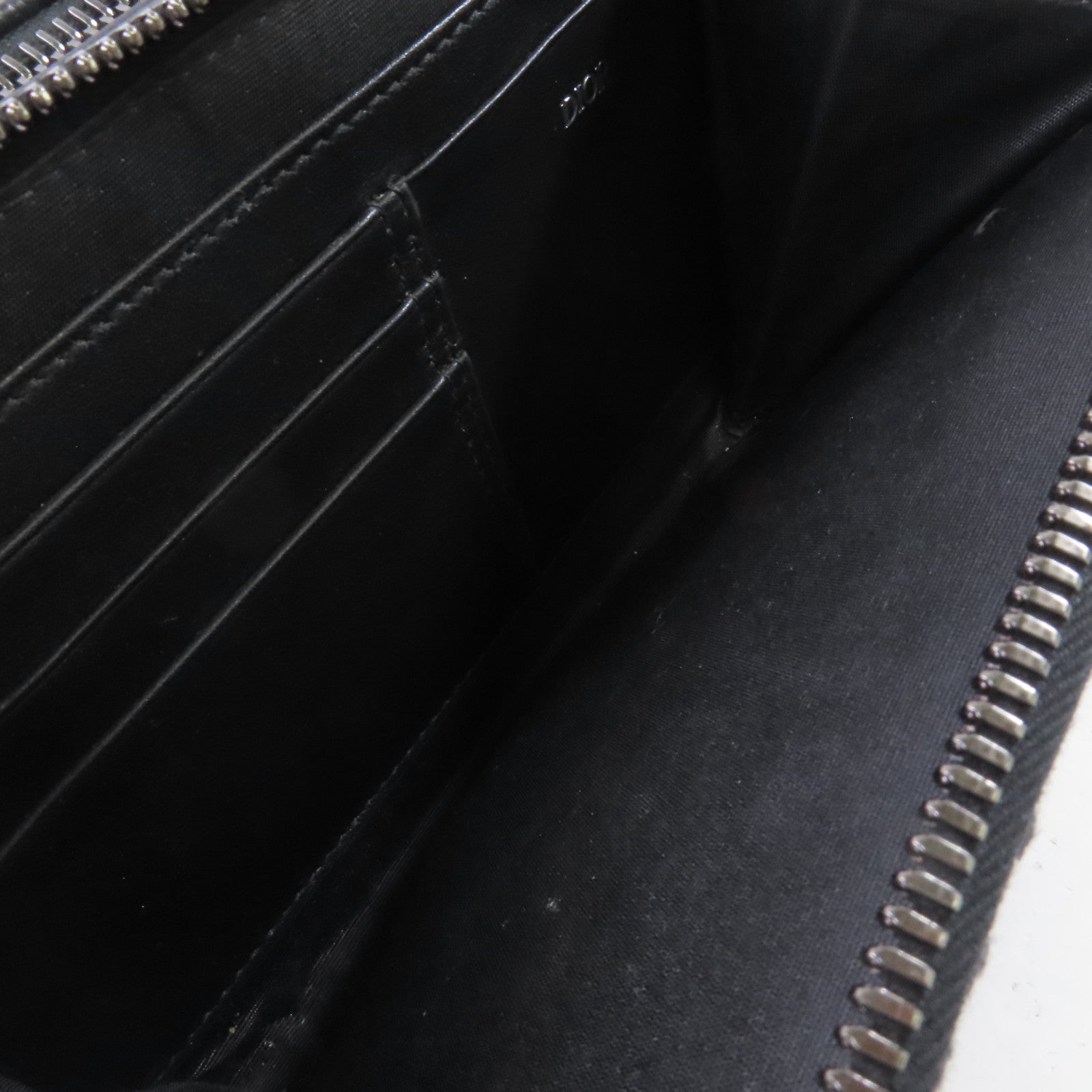 Dior Oblique帆布Zipped Pouch With Shoulder Bag銀扣肩背袋啡色/藍色