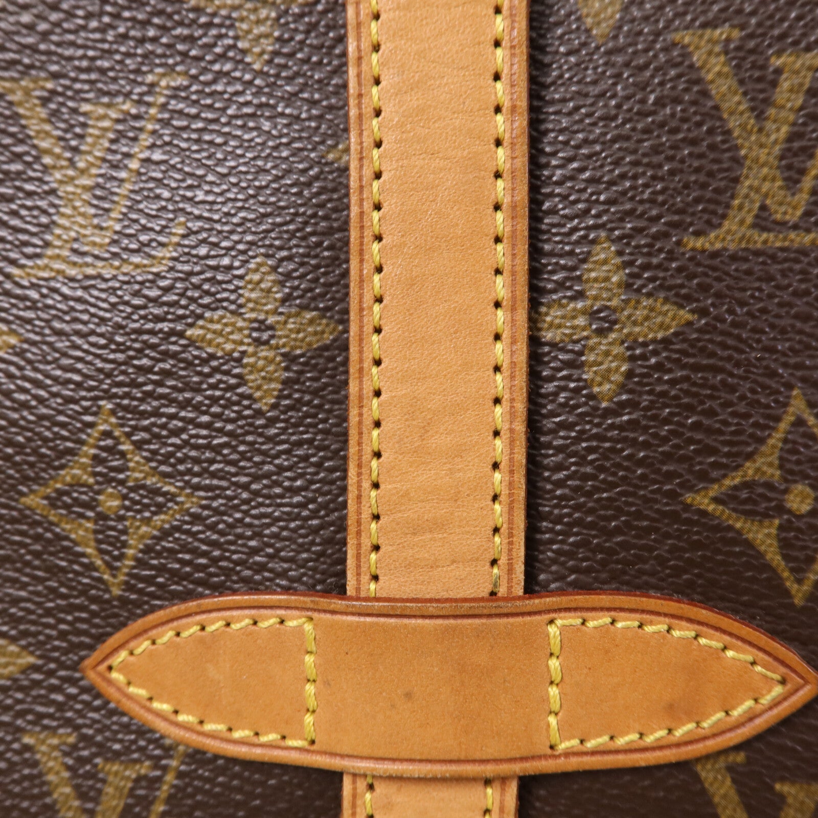 LOUIS VUITTON Monogram Saumur 30金扣肩背袋