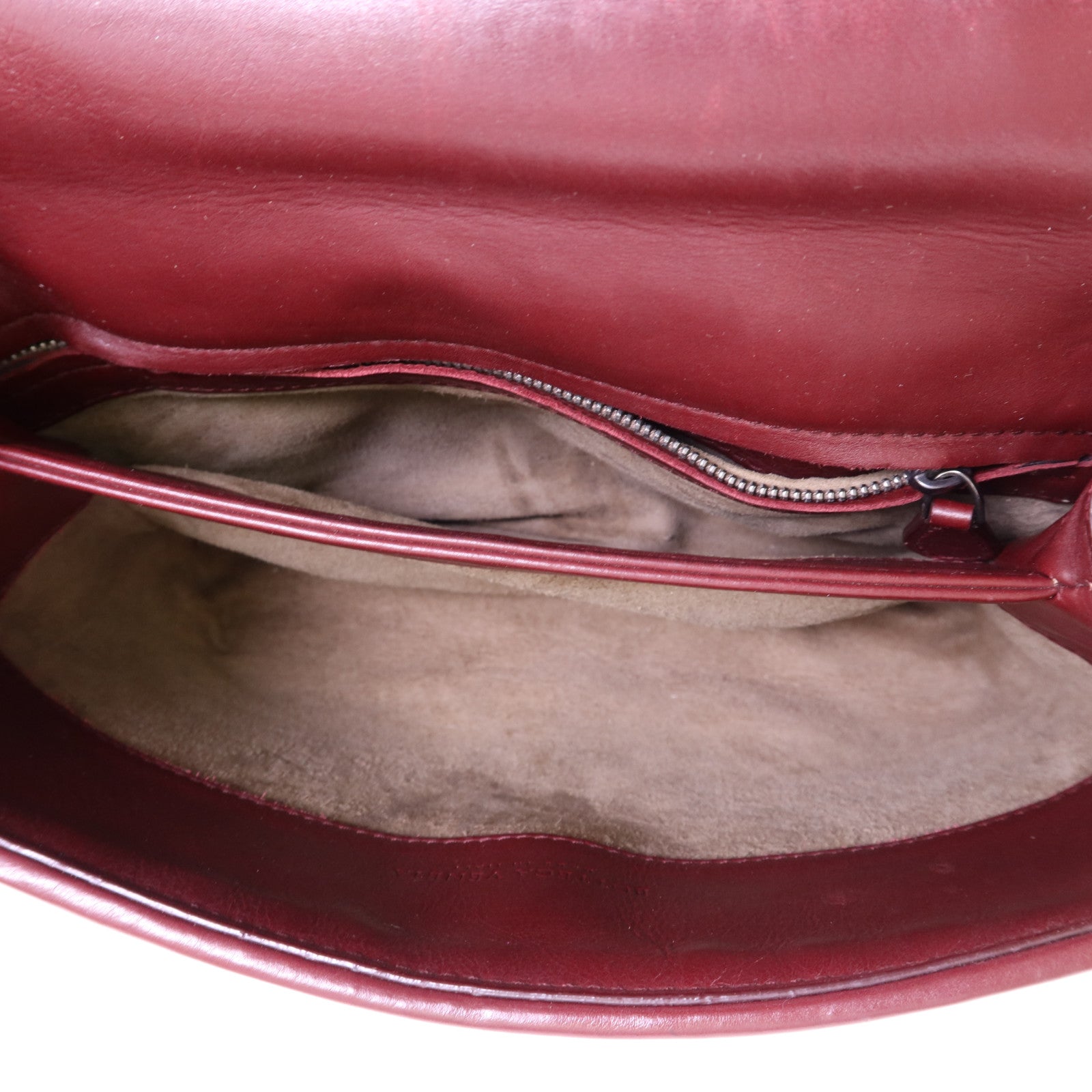BOTTEGA VENETA 【激減優惠】織紋皮革Shoulder Bag鏈帶肩背袋